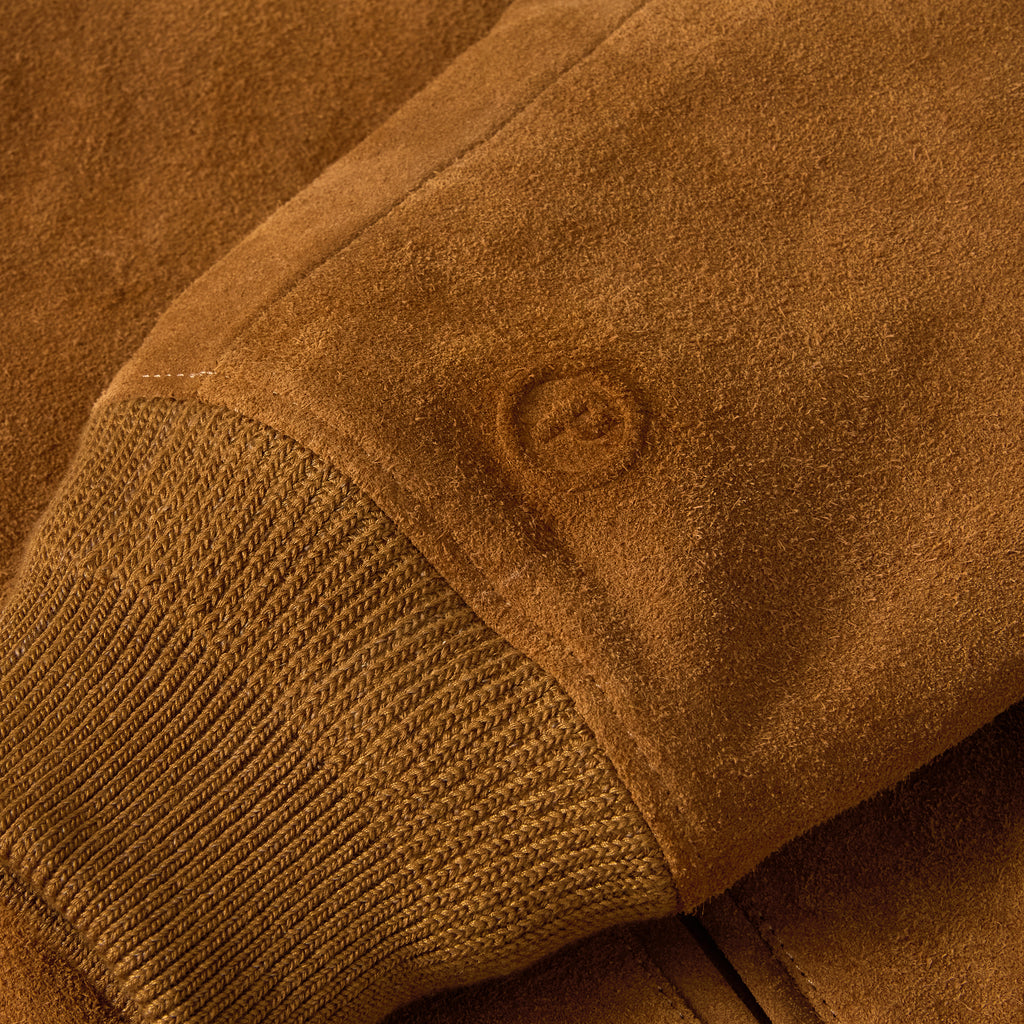 Suede Bomber Jacket