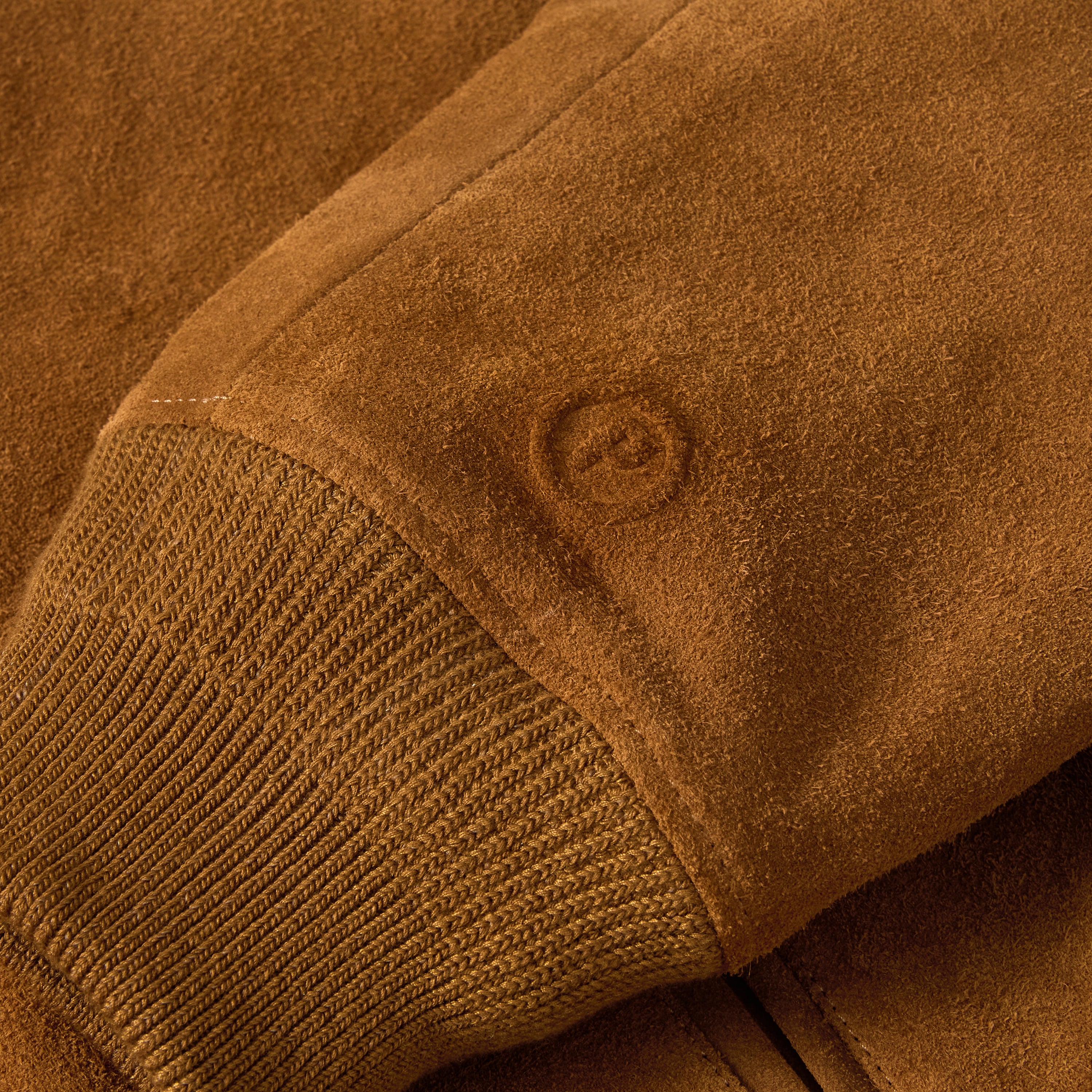 Suede Bomber Jacket