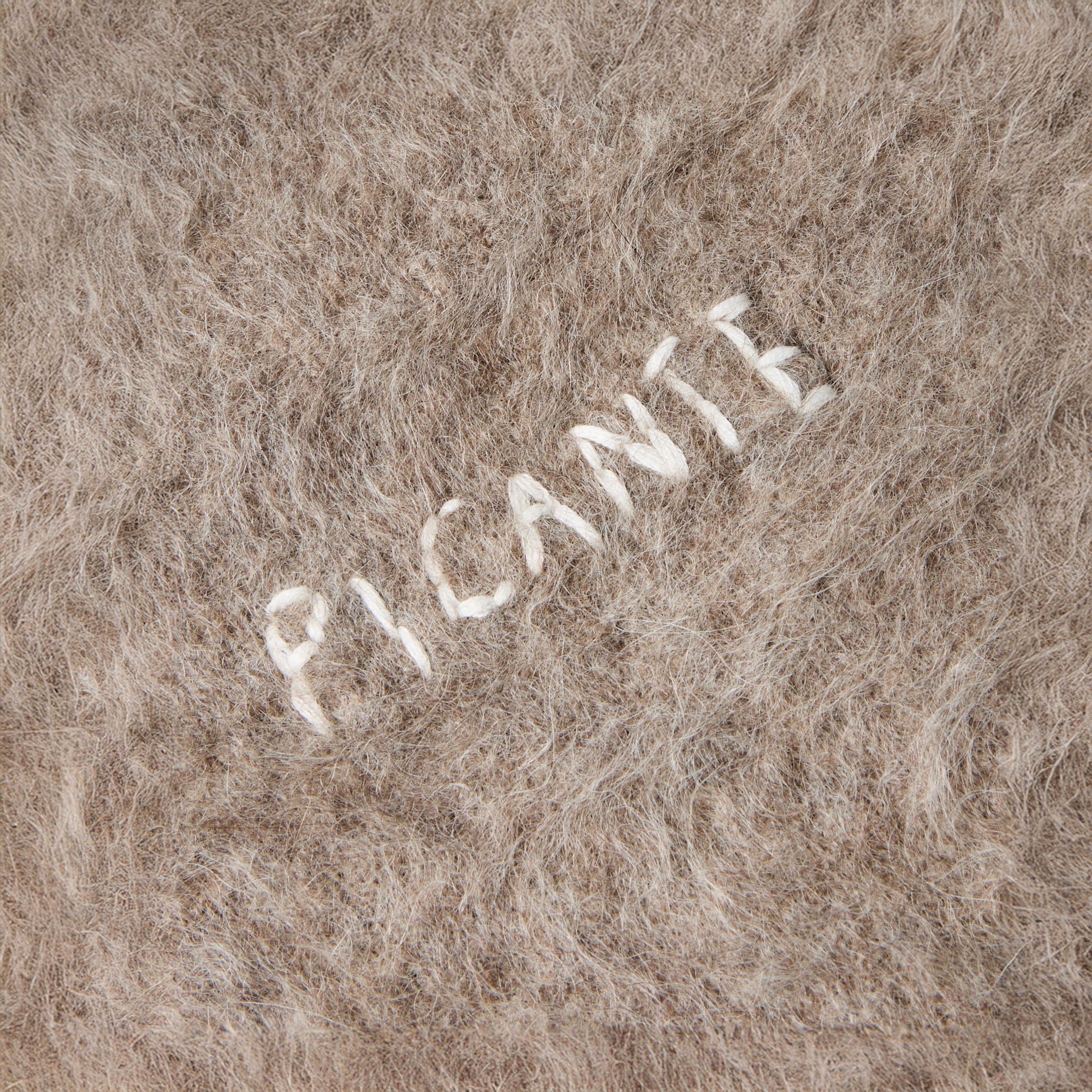 Alpaca Zip Funnel Knit Sweater