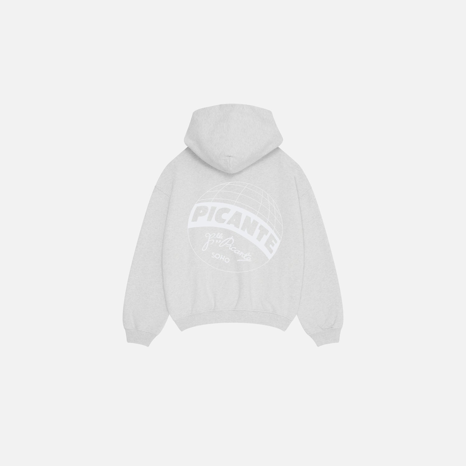 Grey white best sale hoodie