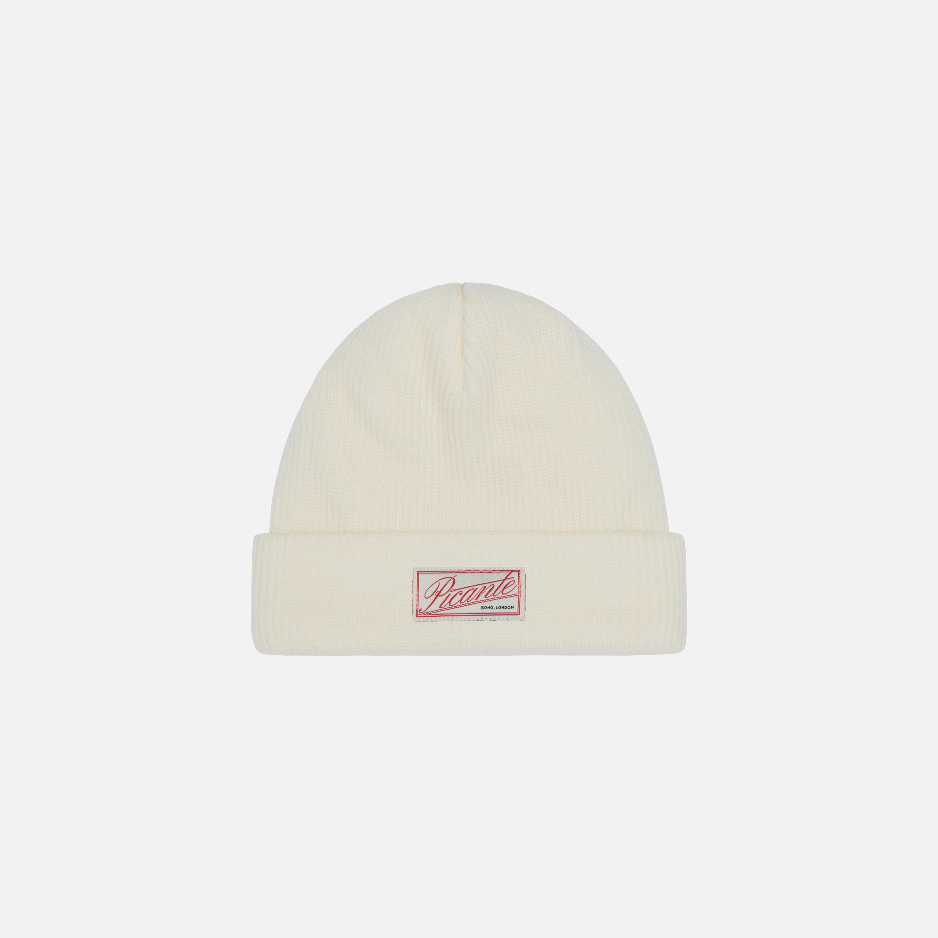 DOUBLE LAYERED LAMBSWOOL BEANIE IVORY – PICANTE