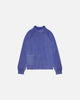Washed Raw Edge Roll-Neck Sweater