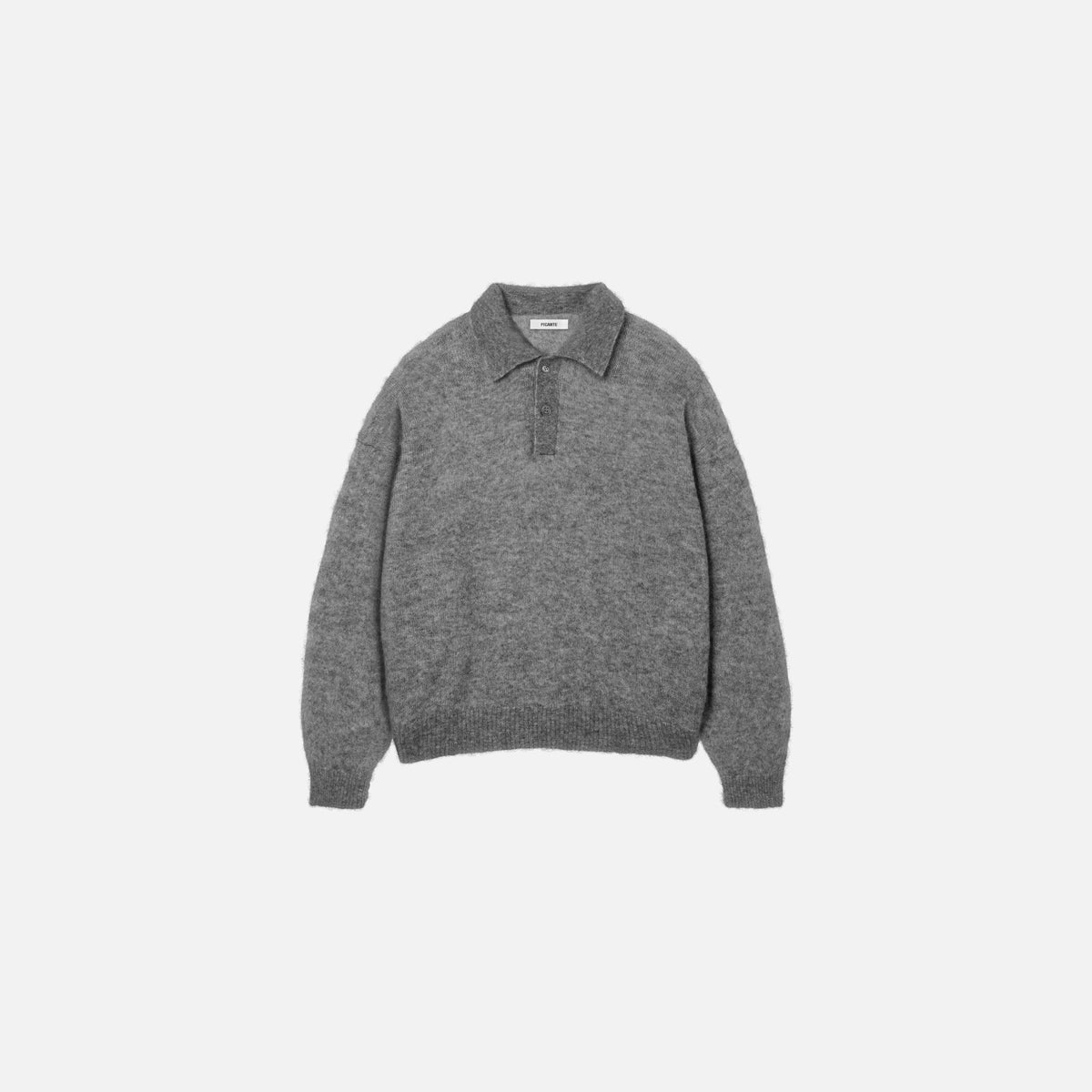 Mohair Knit Polo