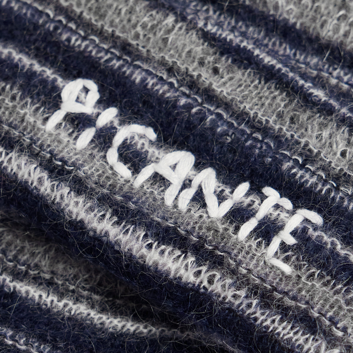 Mohair Stripe Beanie