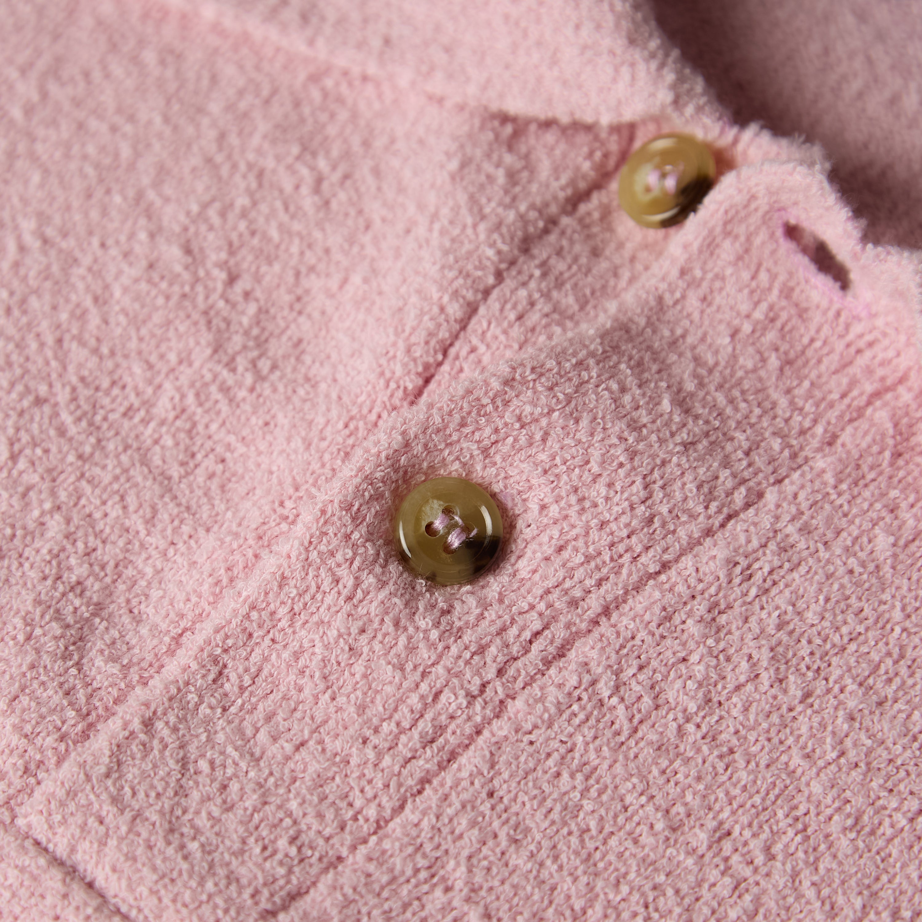 Boucle Longsleeve Polo Shirt