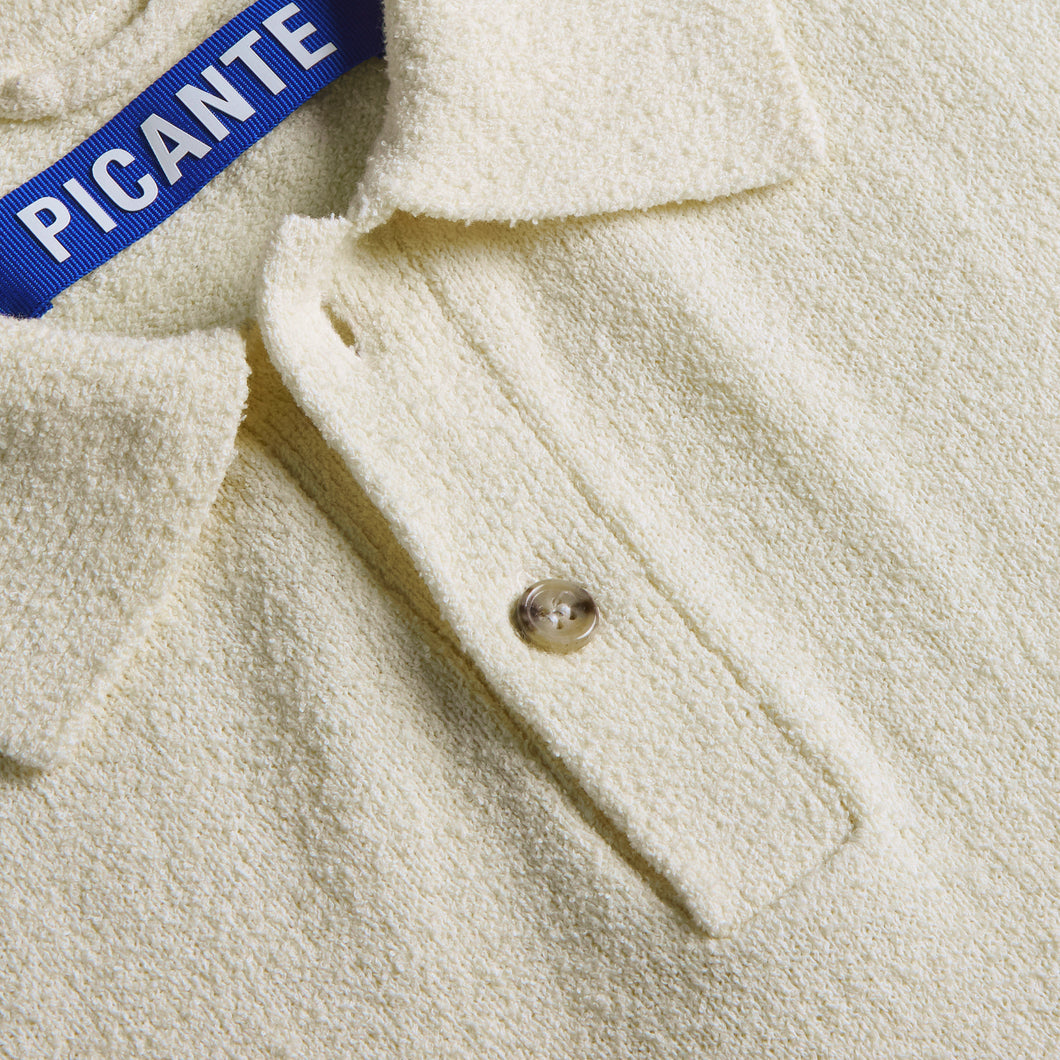 BOUCLE SHORTSLEEVE POLO SHIRT