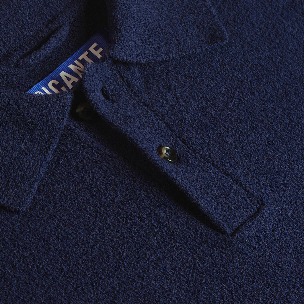 BOUCLE SHORTSLEEVE POLO SHIRT