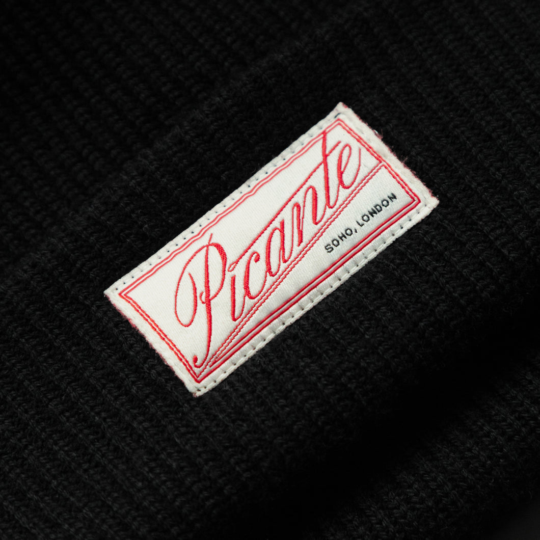 DOUBLE LAYERED LAMBSWOOL BEANIE