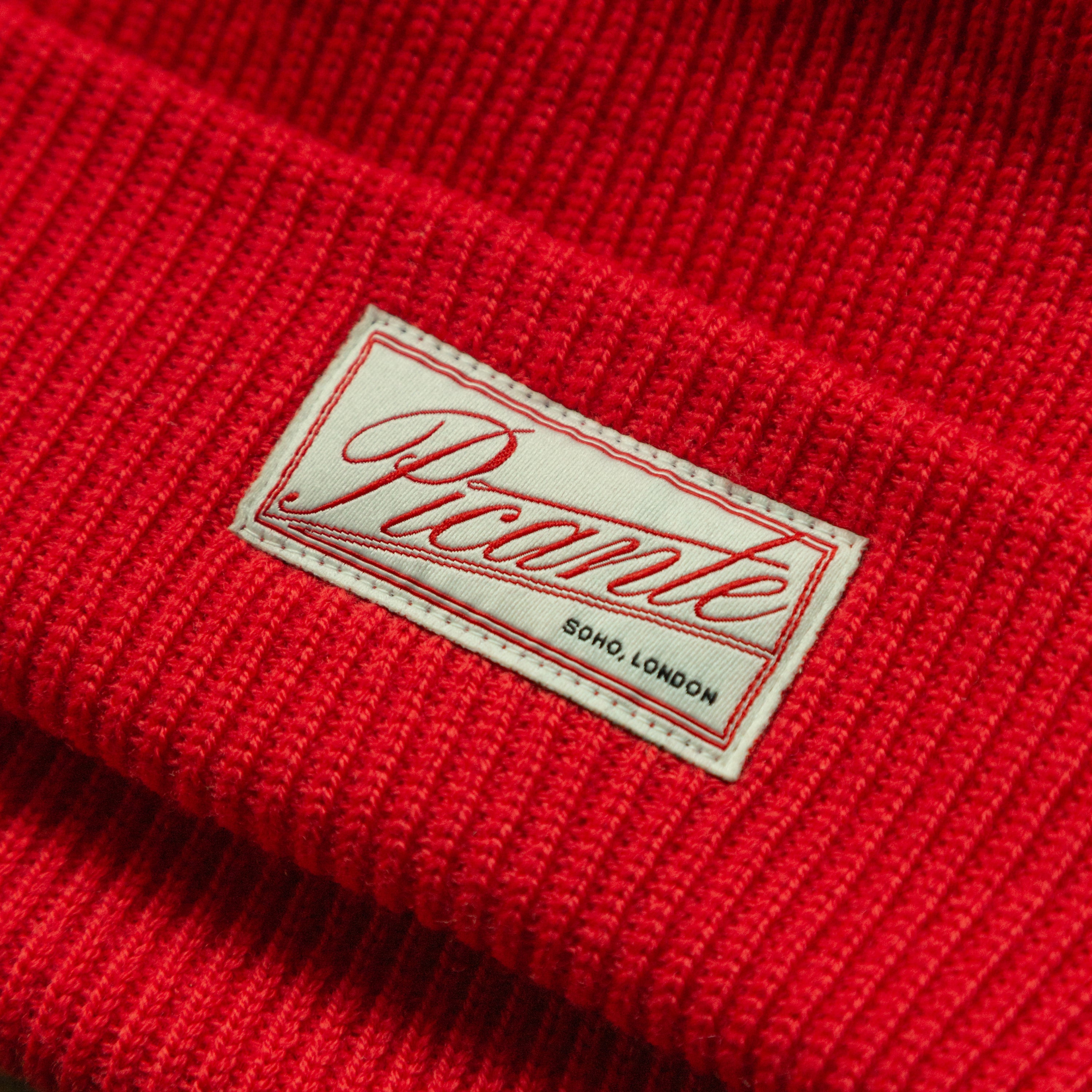Double Layered Lambswool Beanie