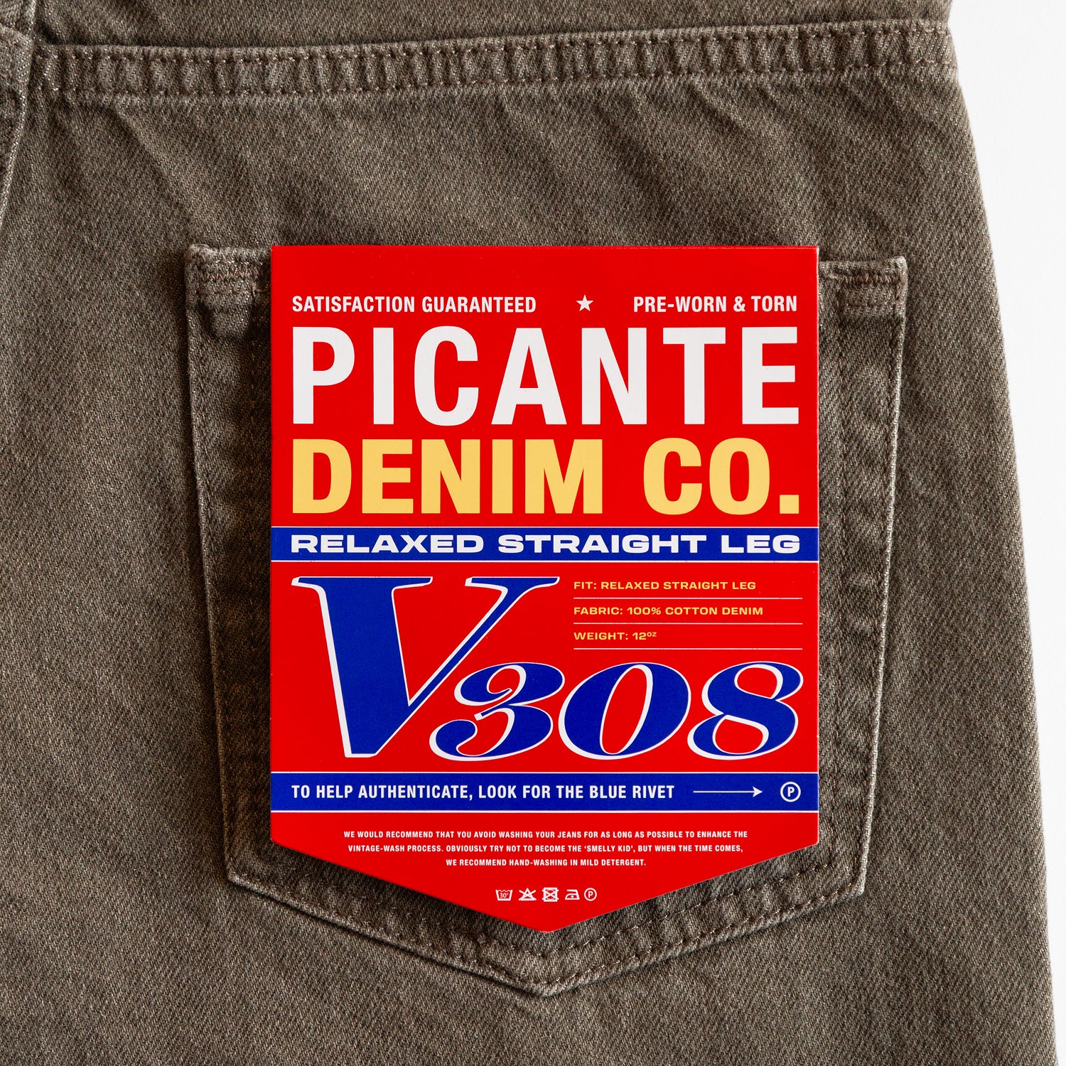 Straight Leg Jeans V308