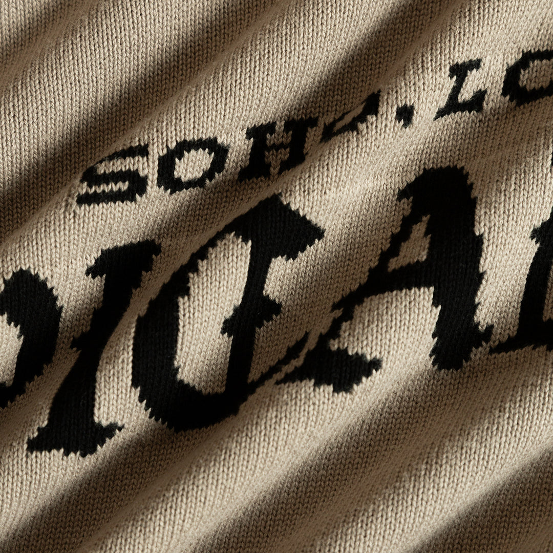 HEADLINE KNIT SWEATER