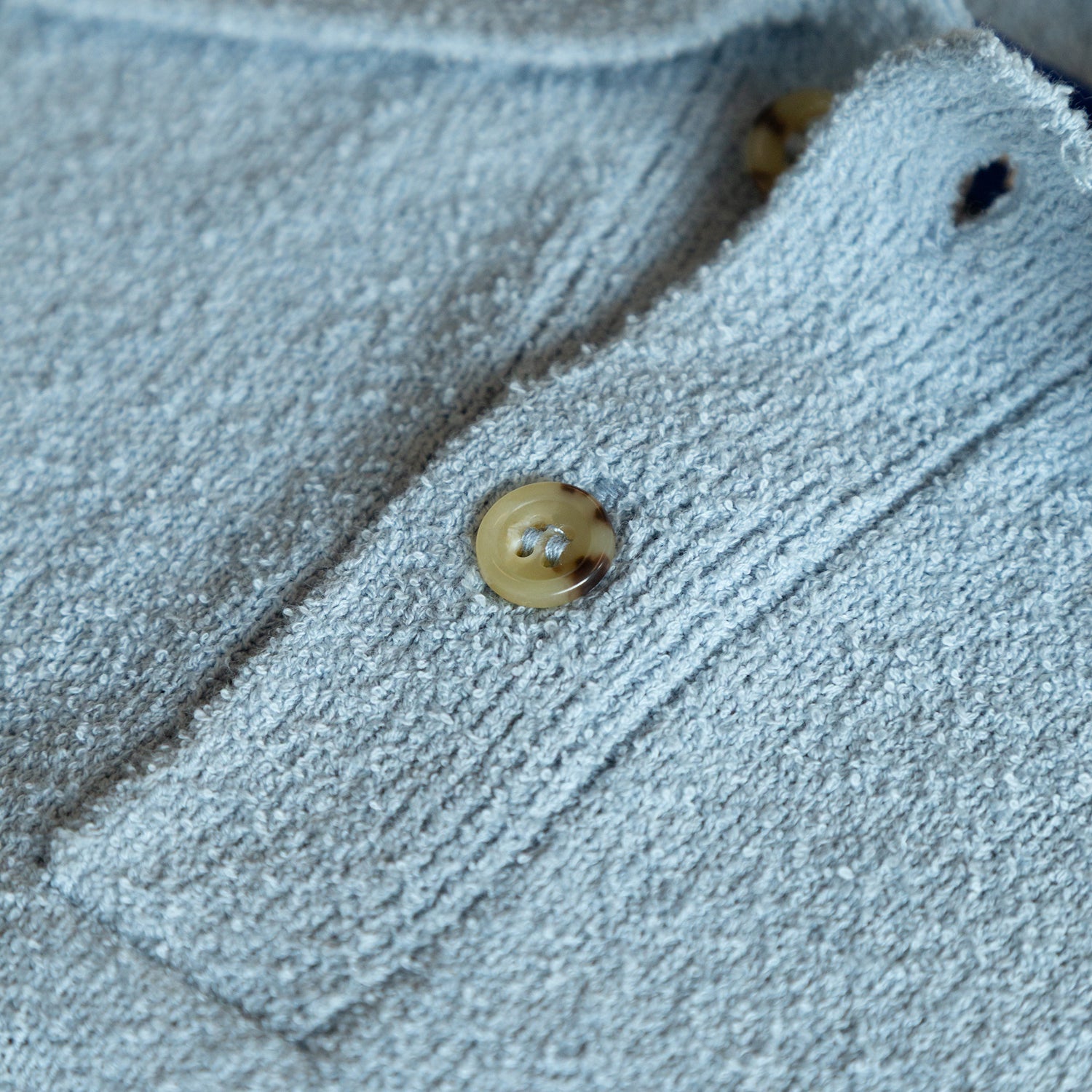 Boucle Longsleeve Polo Shirt