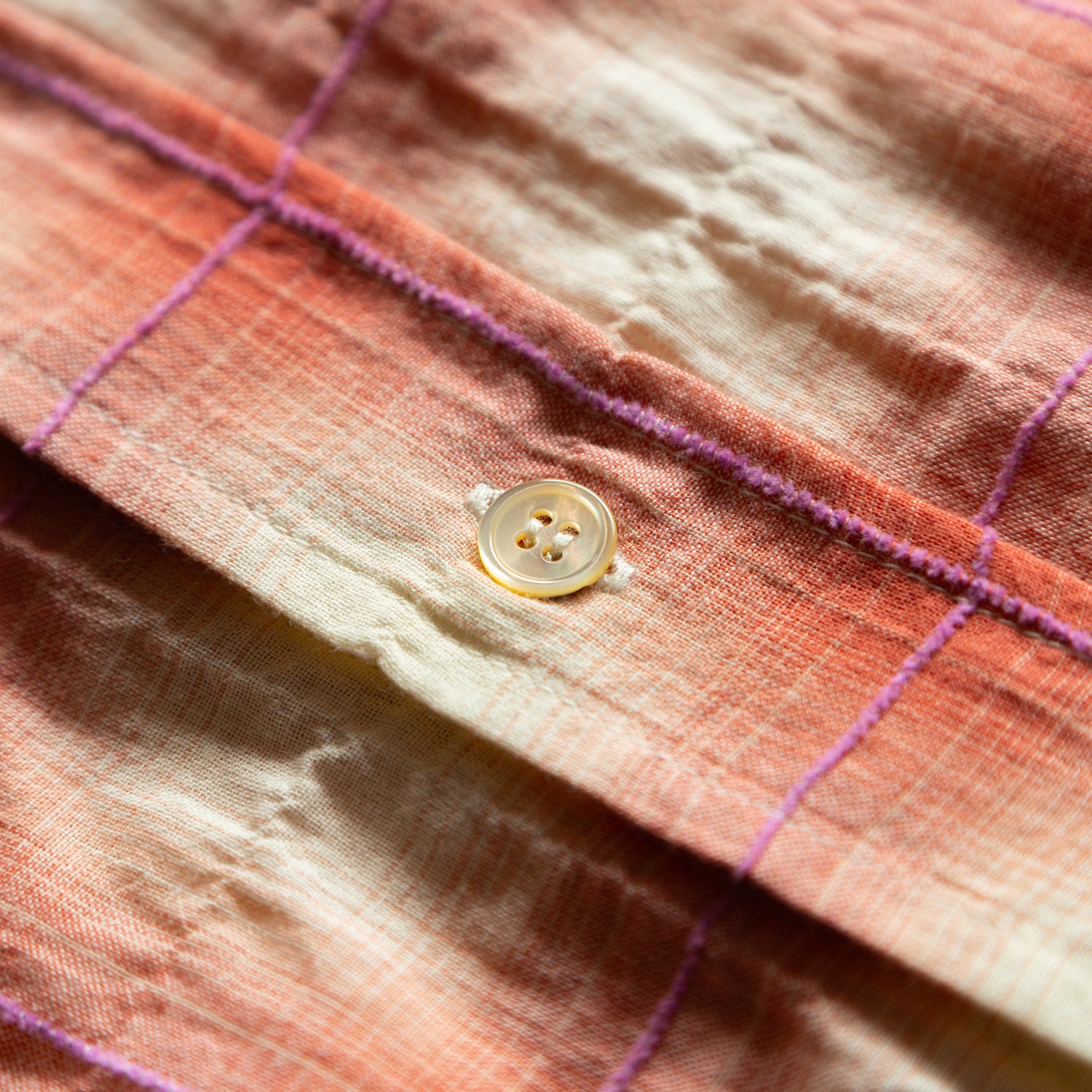 Rocco Shirt Threadlight Crinkle Check