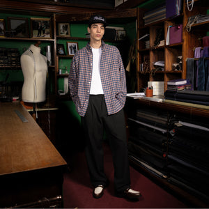 ROCCO SHIRT CARMINE CHECK