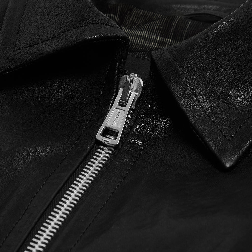 Leather Lambskin Trucker