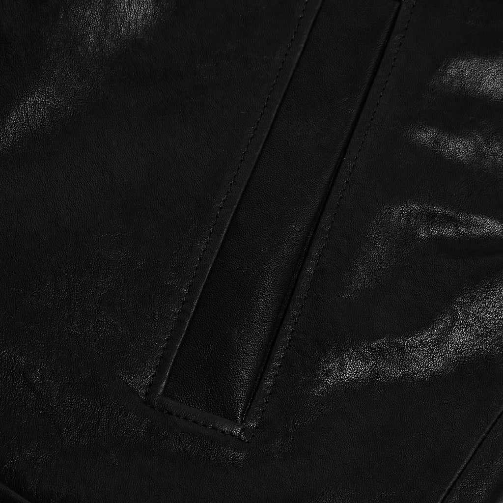 Leather Lambskin Trucker