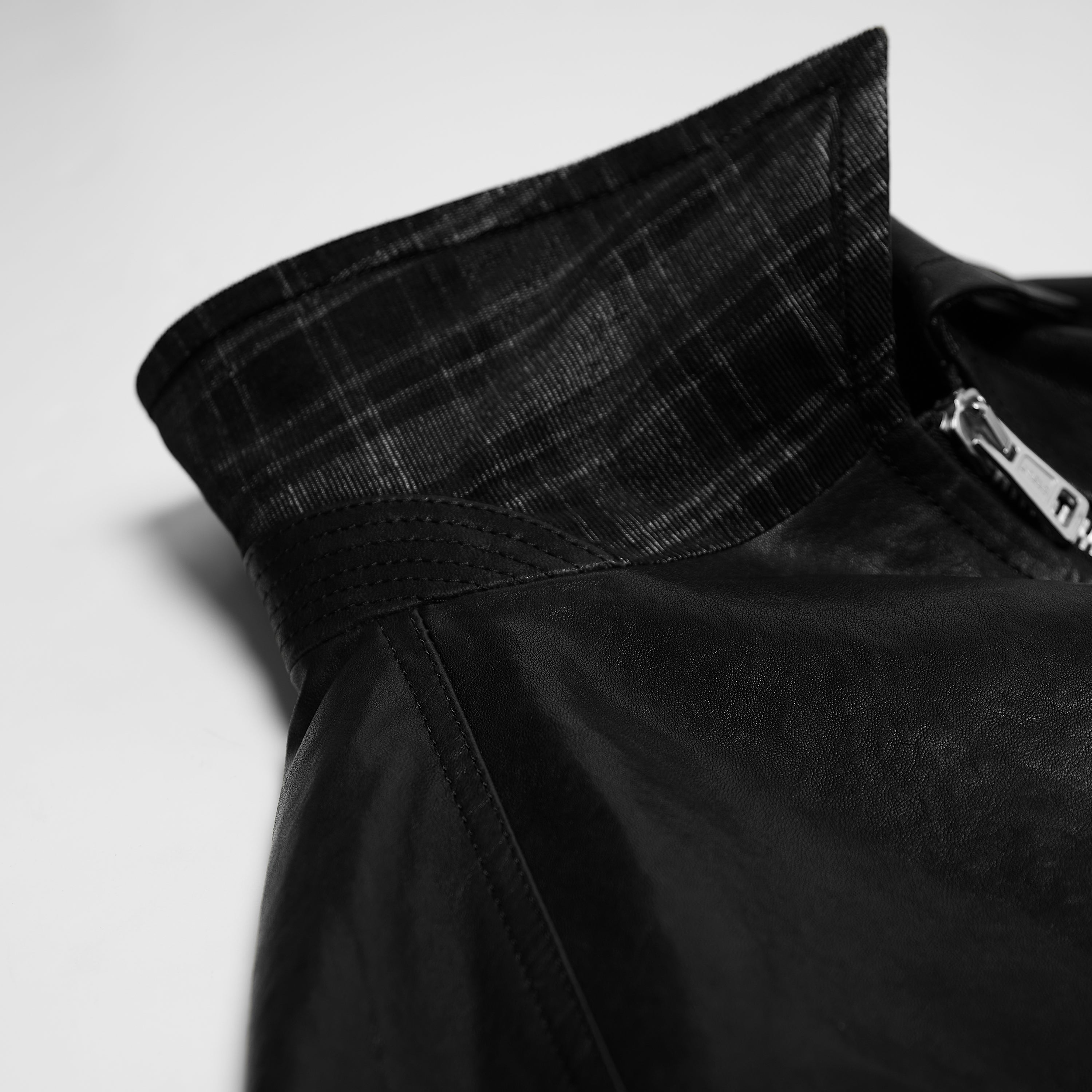 Leather Lambskin Trucker