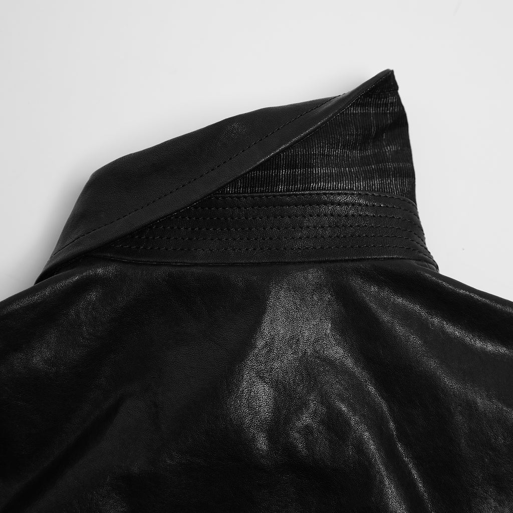Leather Lambskin Trucker
