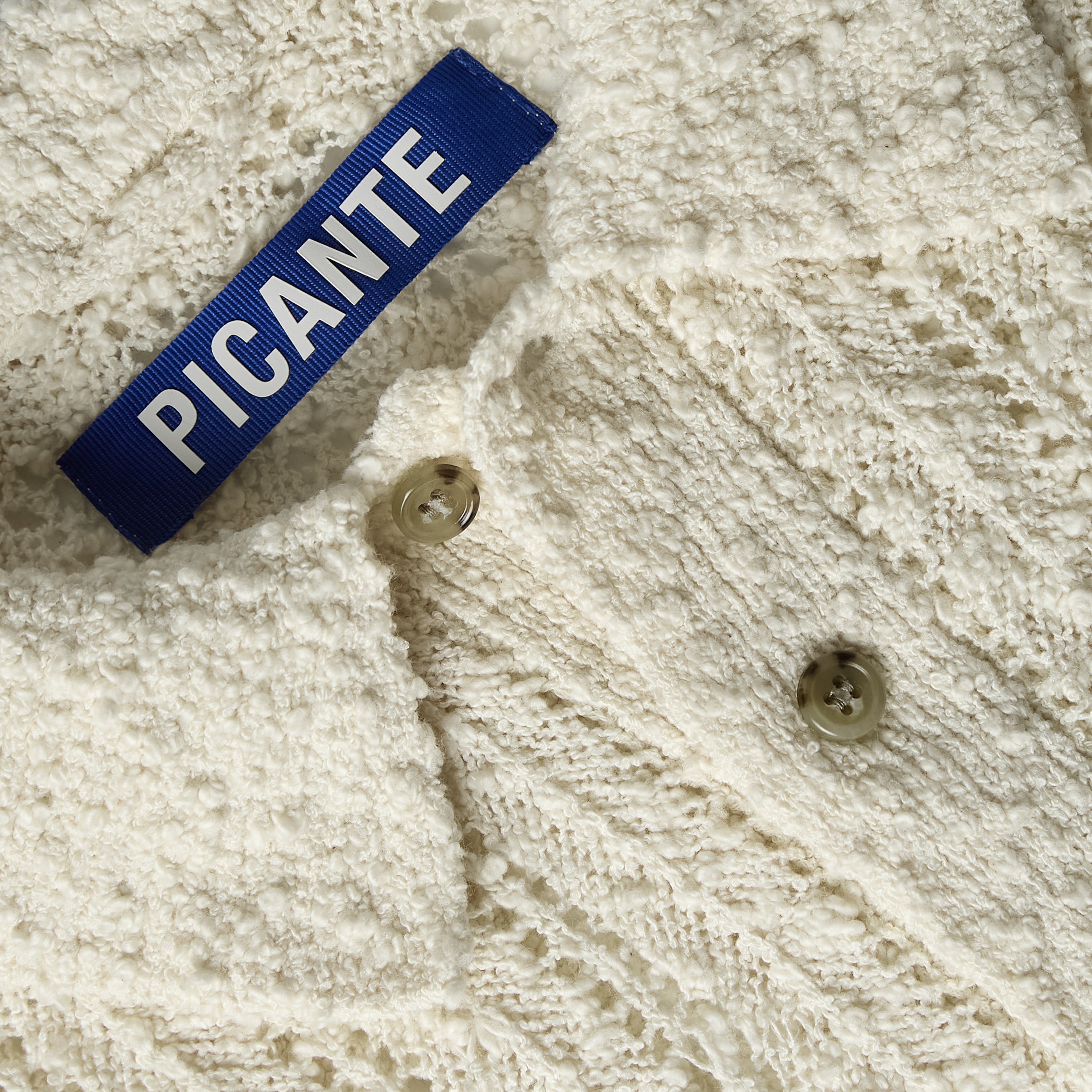 Pointelle Knit Polo Shirt