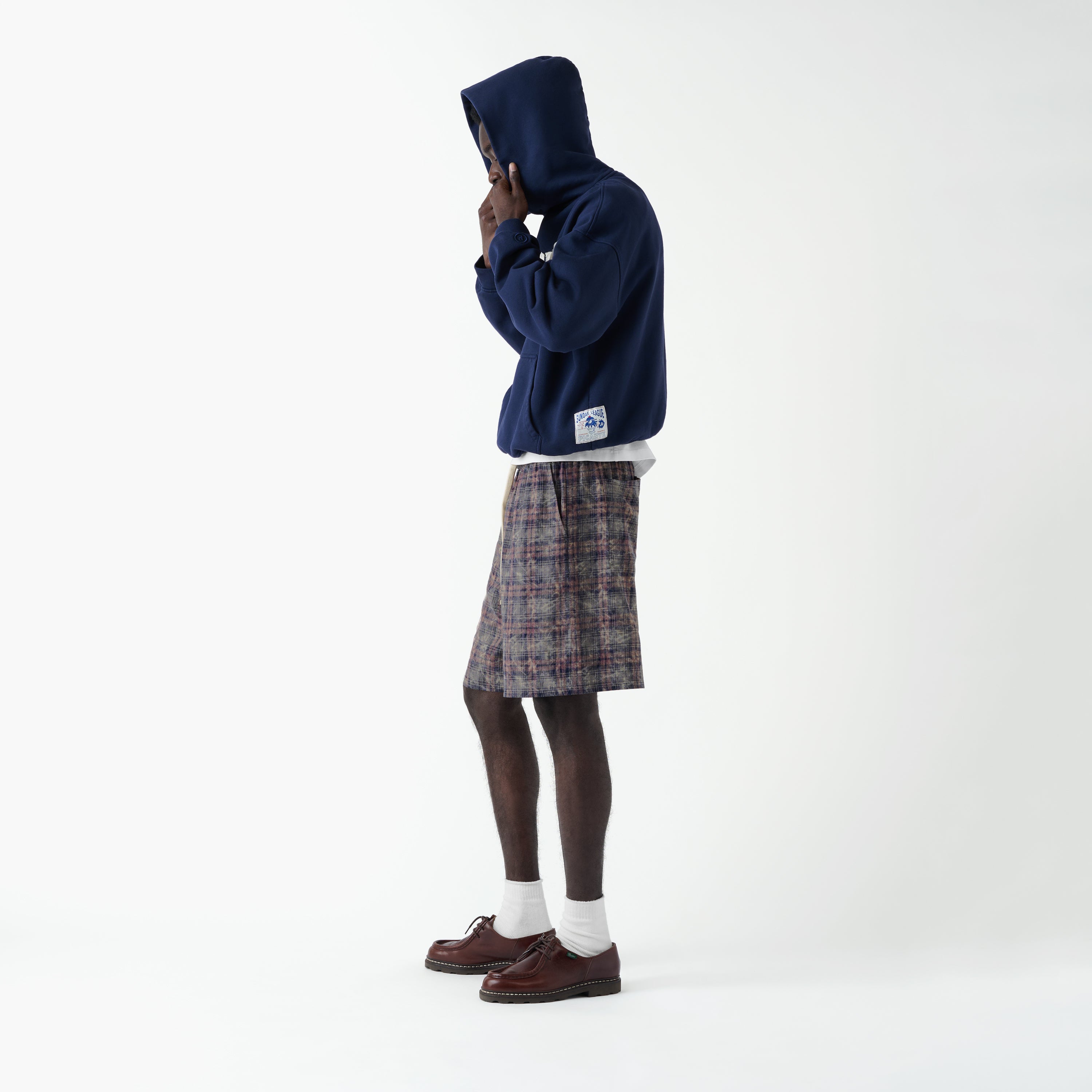Rocco Shirting Shorts Bleached Check
