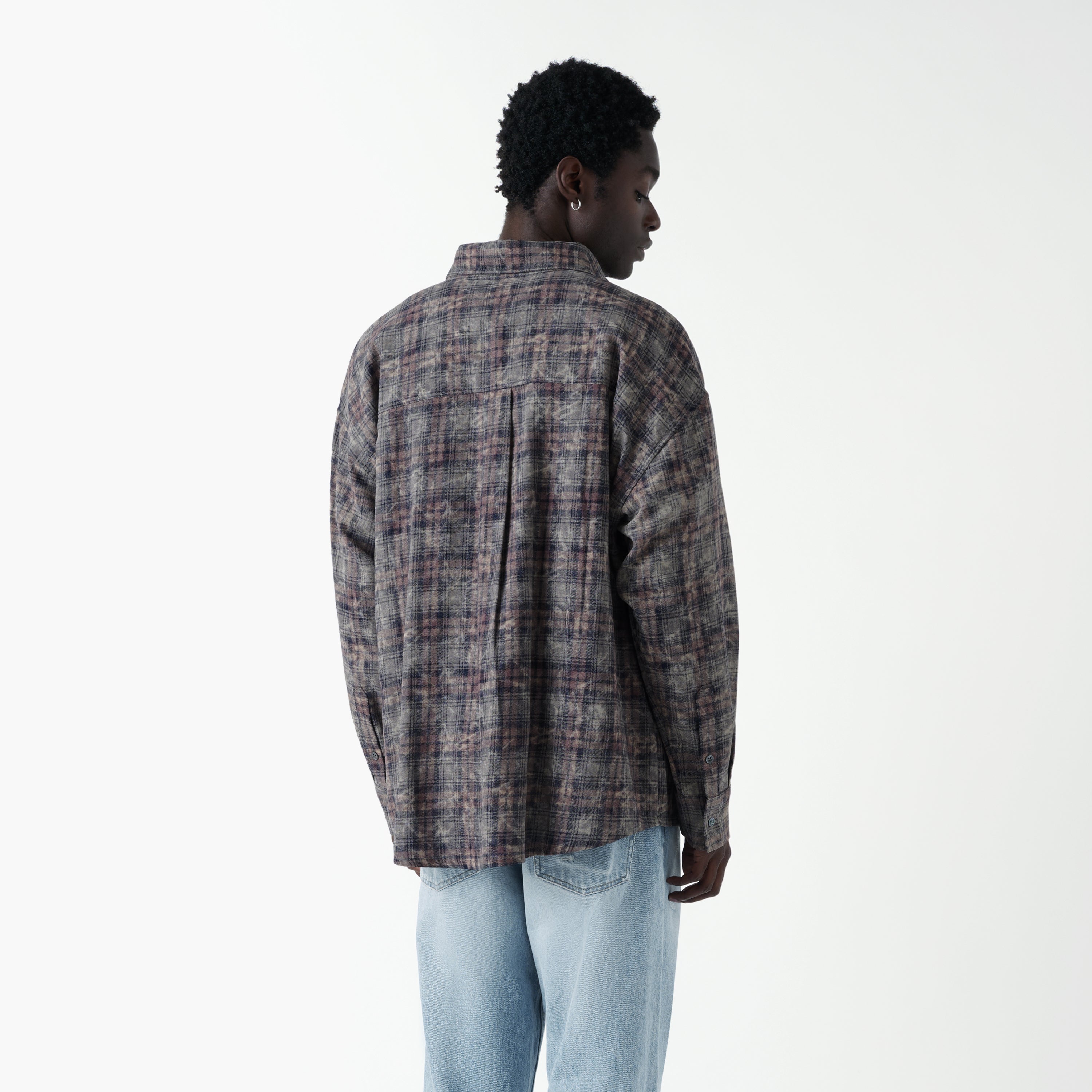 Rocco Shirt Bleached Check