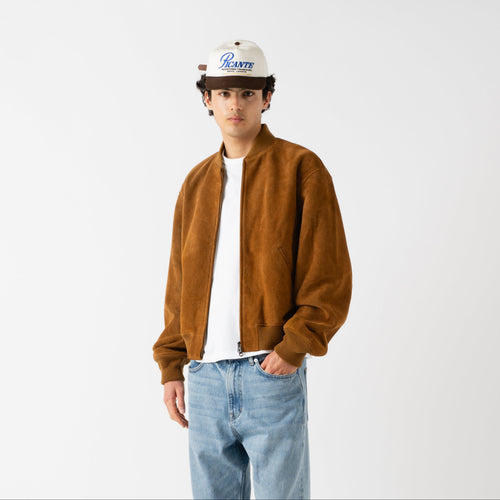Suede Bomber Jacket