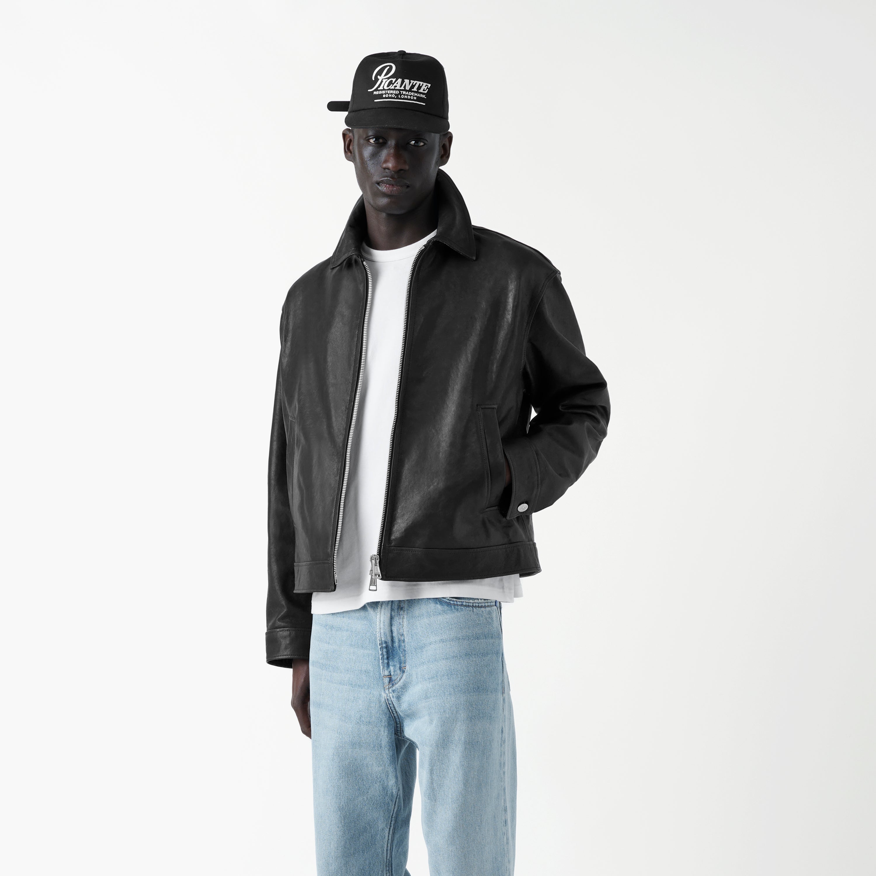 Leather Lambskin Trucker