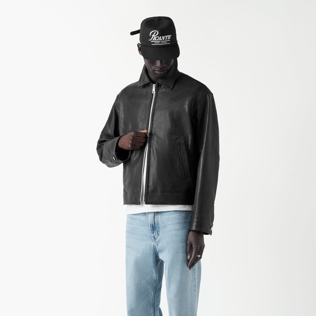 Leather Lambskin Trucker