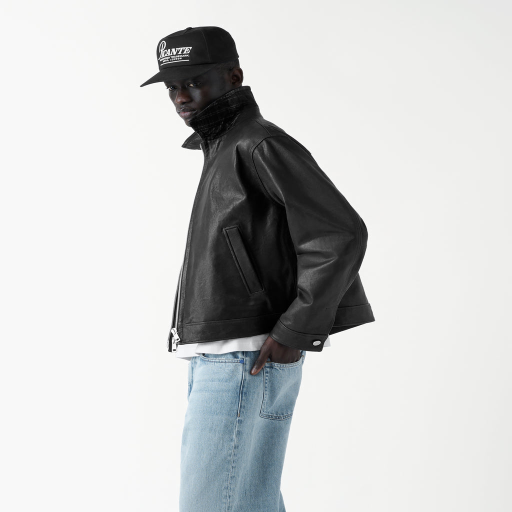 Leather Lambskin Trucker