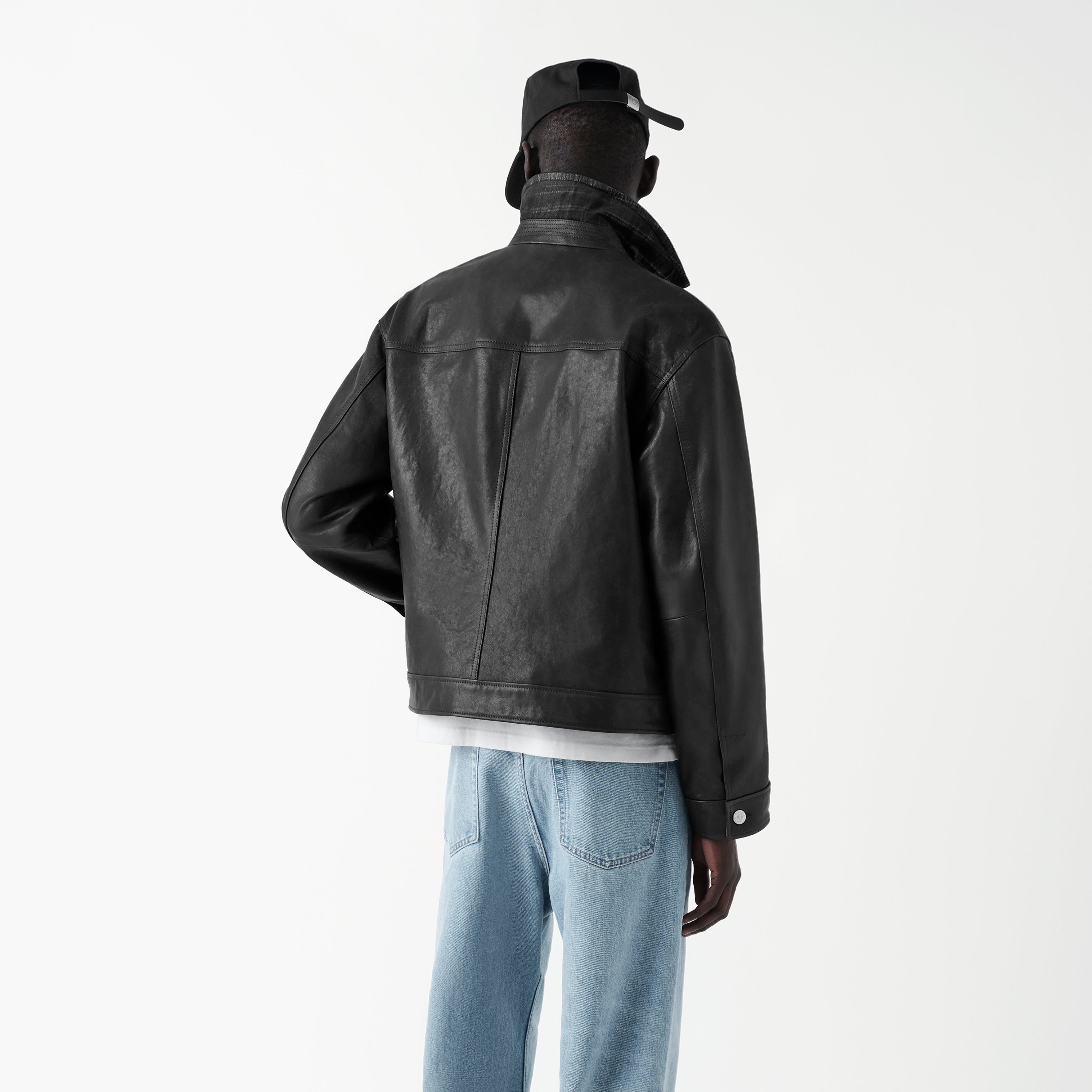 Leather Lambskin Trucker