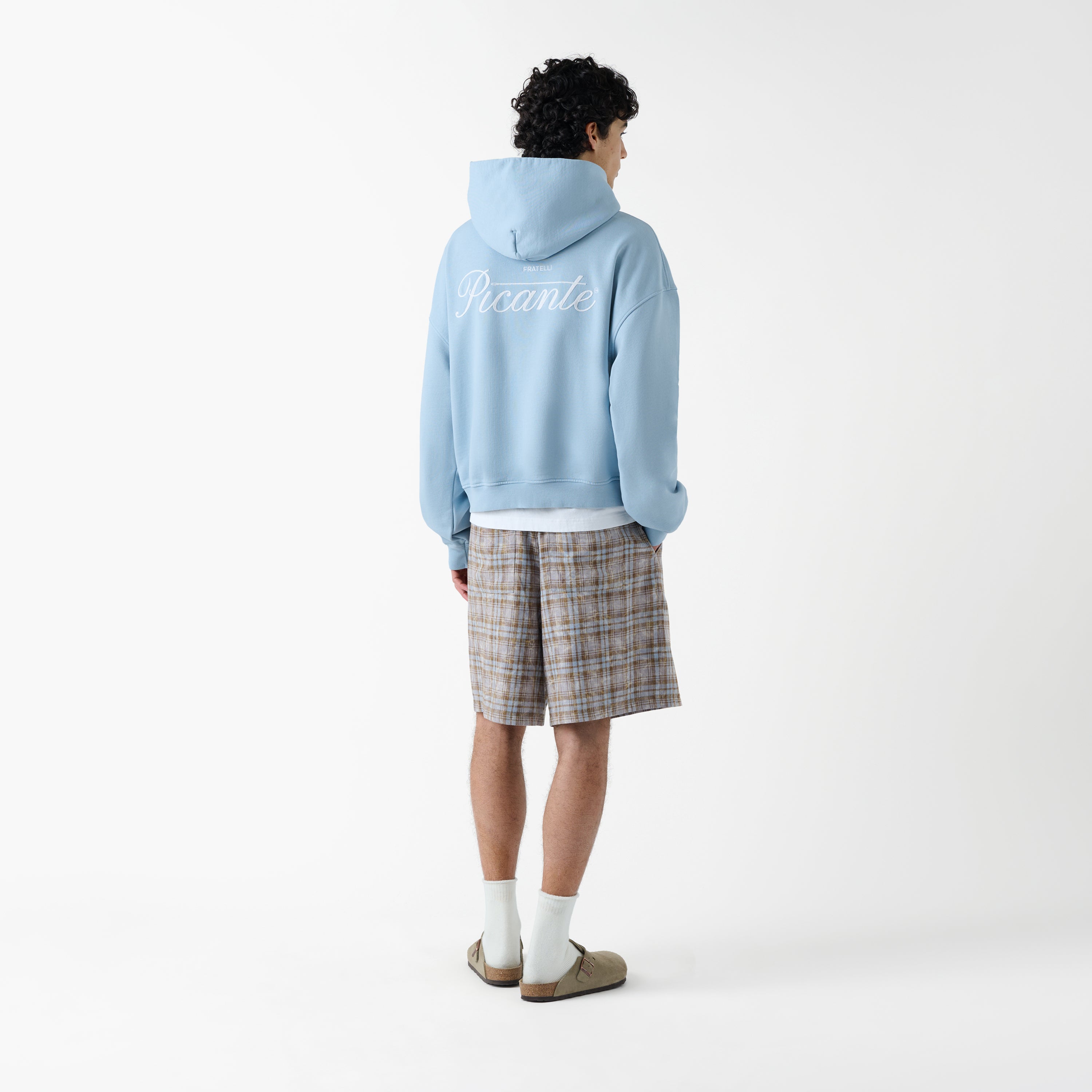 Rocco Shirting Shorts Bleached Check
