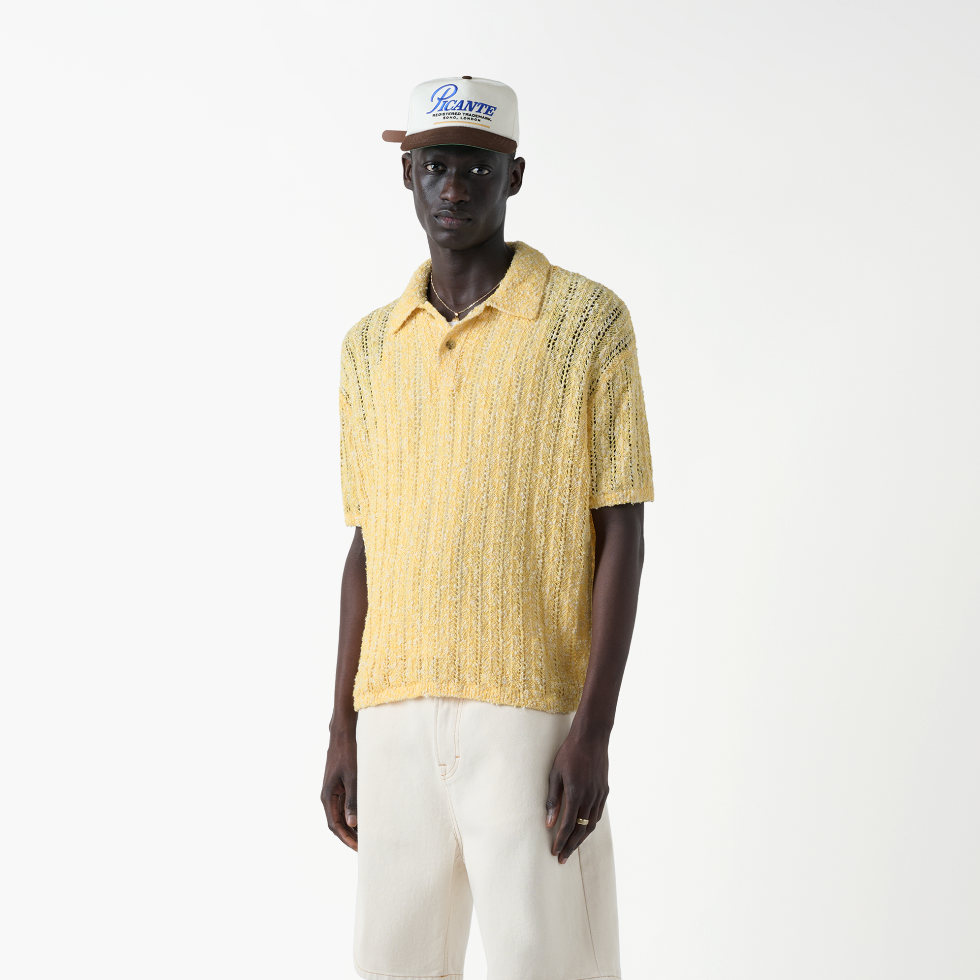 Pointelle Polo Shirt