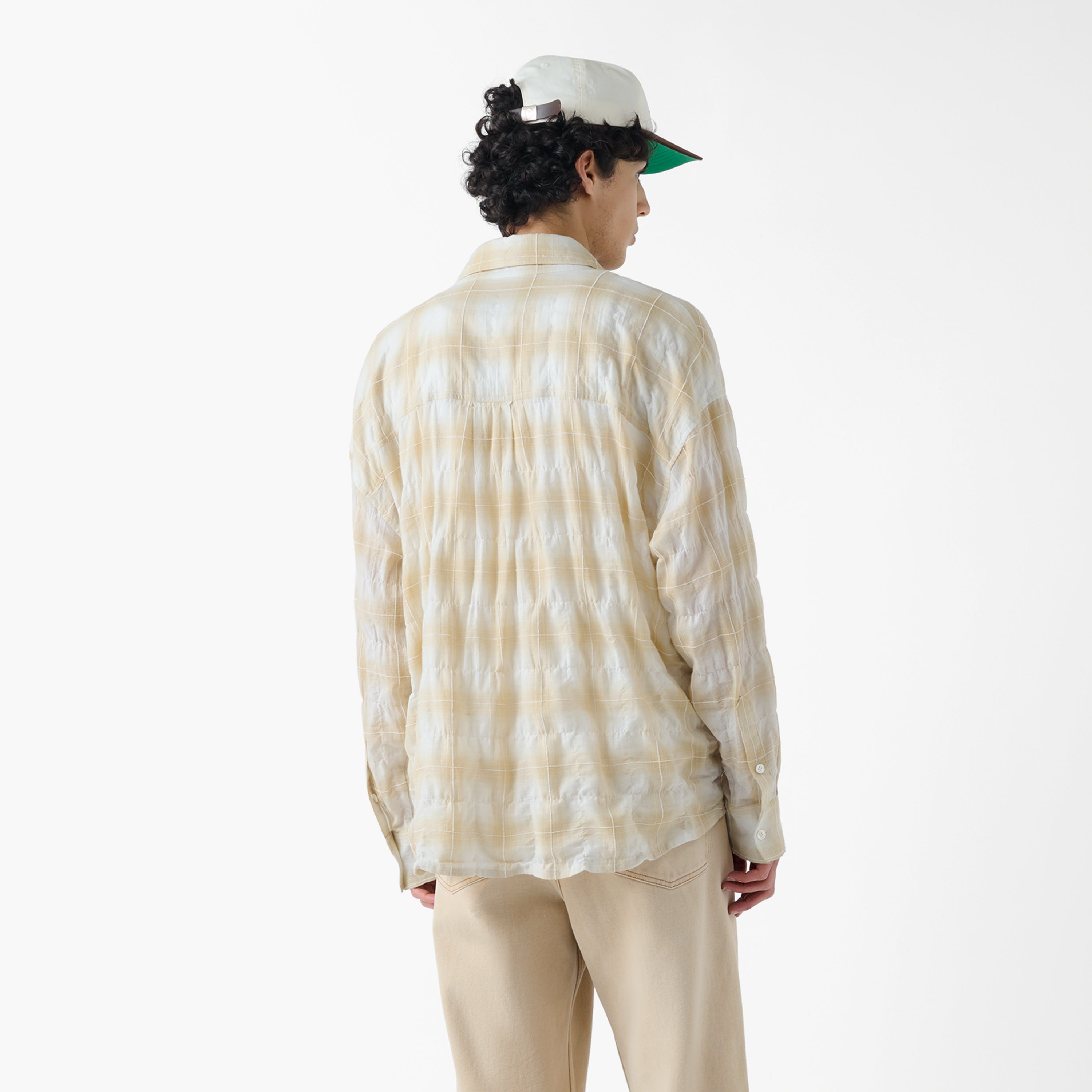 Rocco Shirt Threadlight Crinkle Check