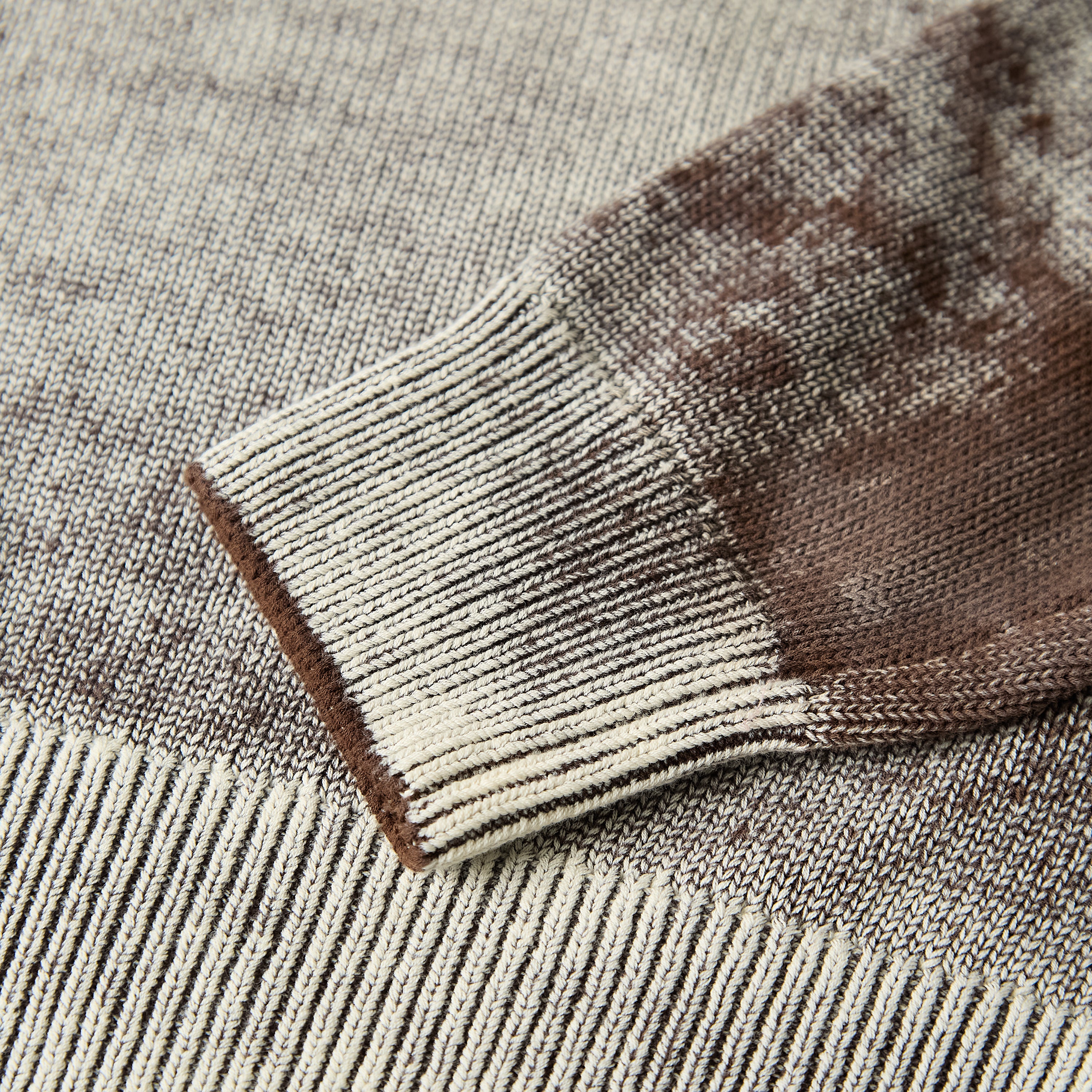 Reverse Dye Cotton Sweater