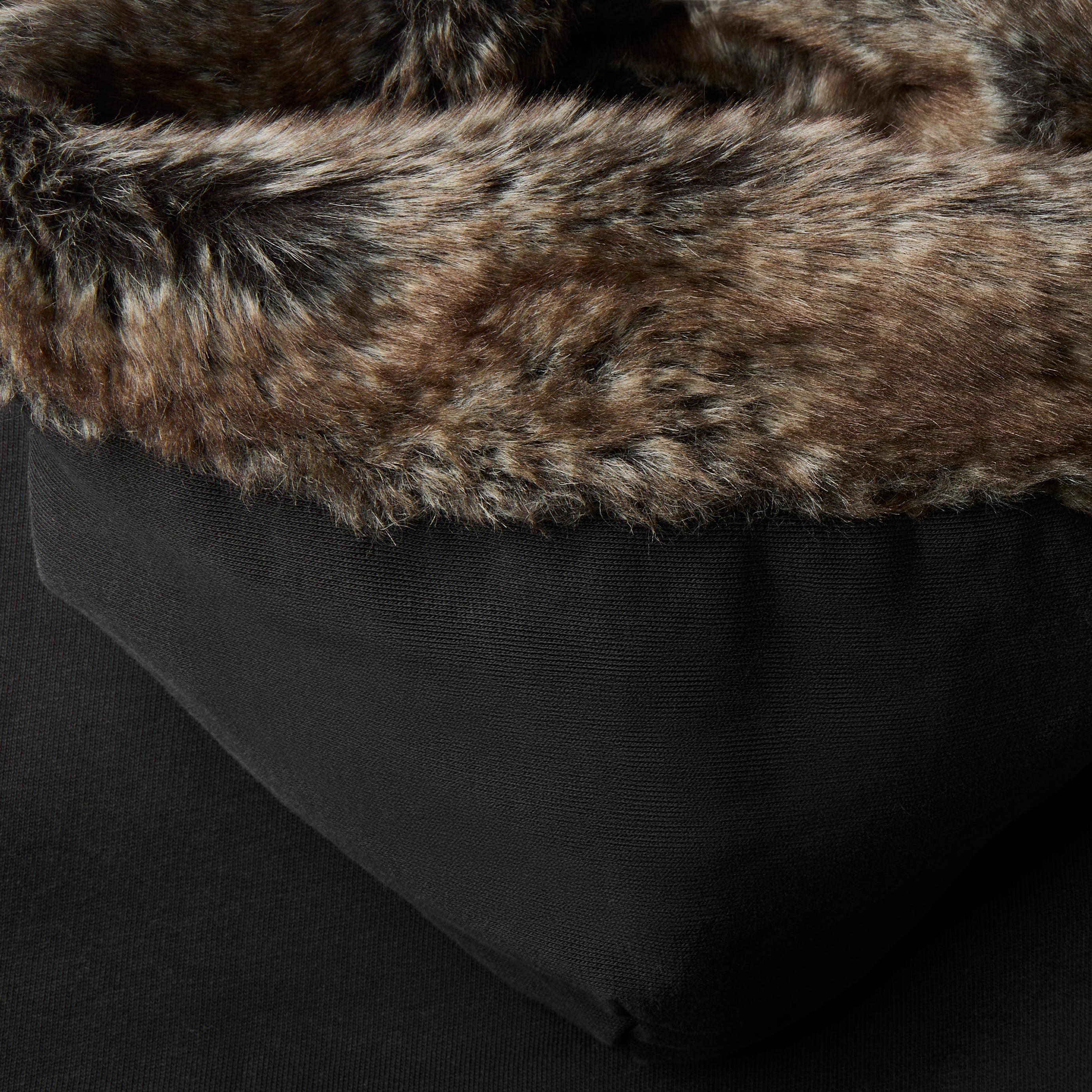 Faux Fur Lined Sun-Faded Zip-Up Hoodie – PICANTE