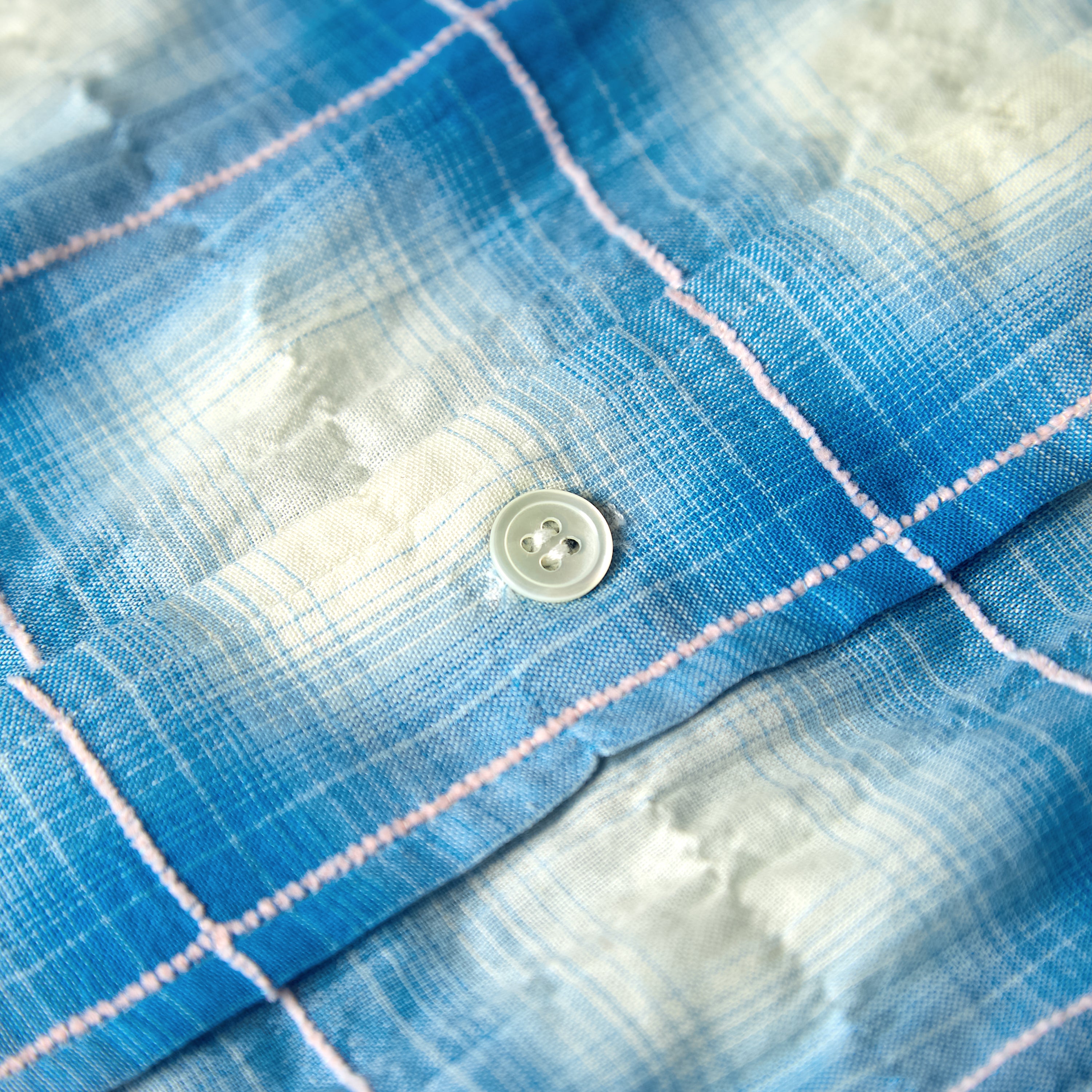 Rocco Shirt Threadlight Crinkle Check