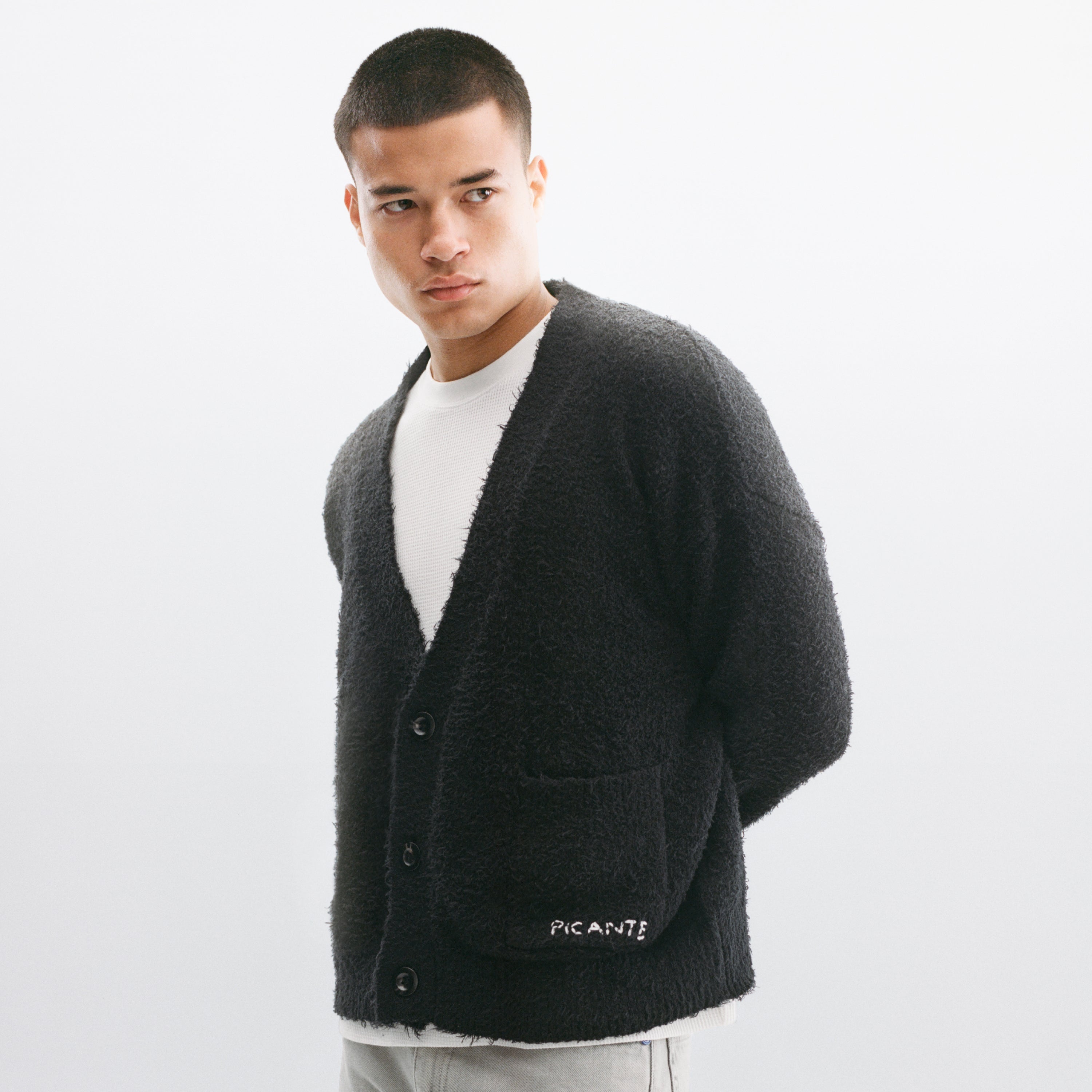 Shaggy Knit Cardigan