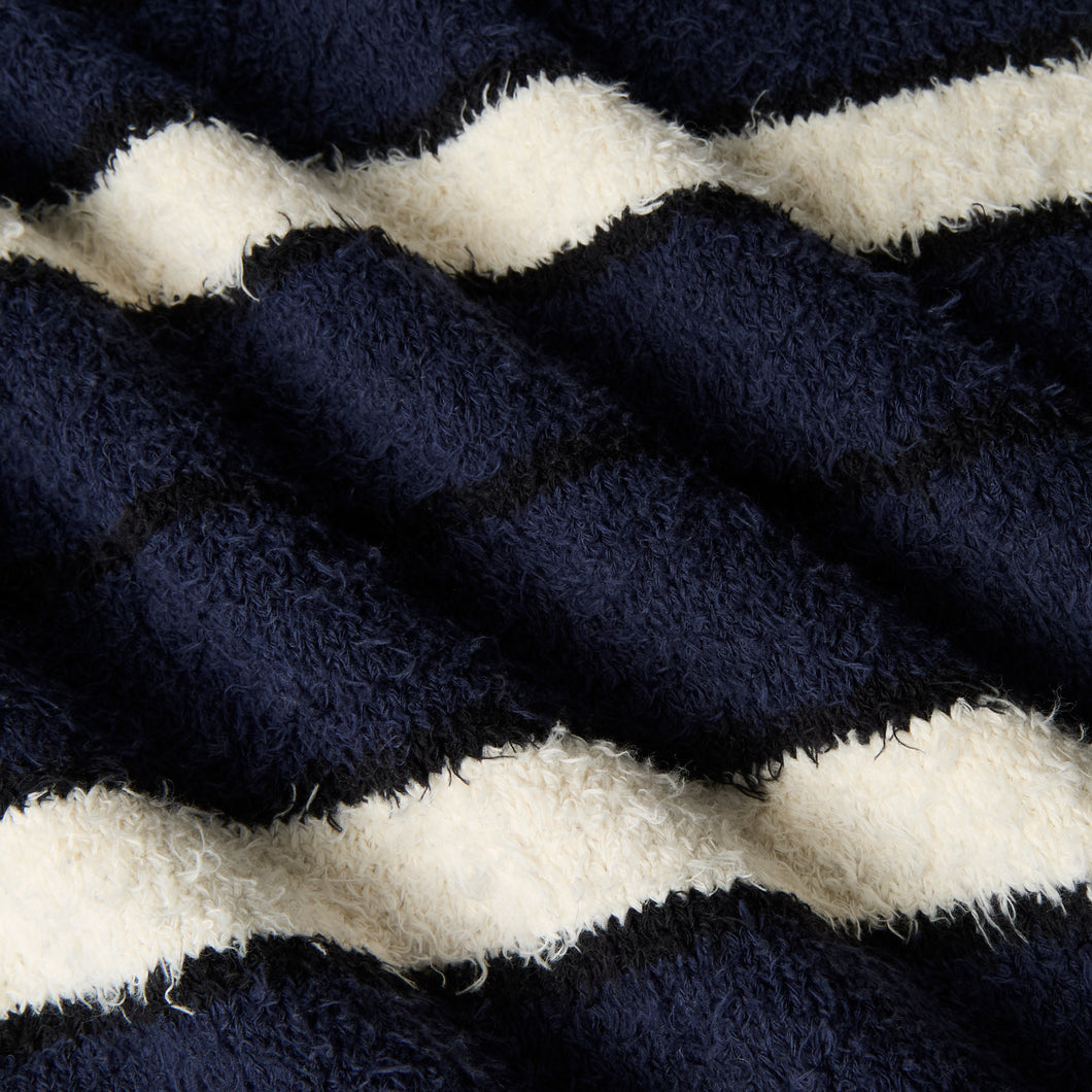 Shaggy Stripe Knit Sweater – PICANTE