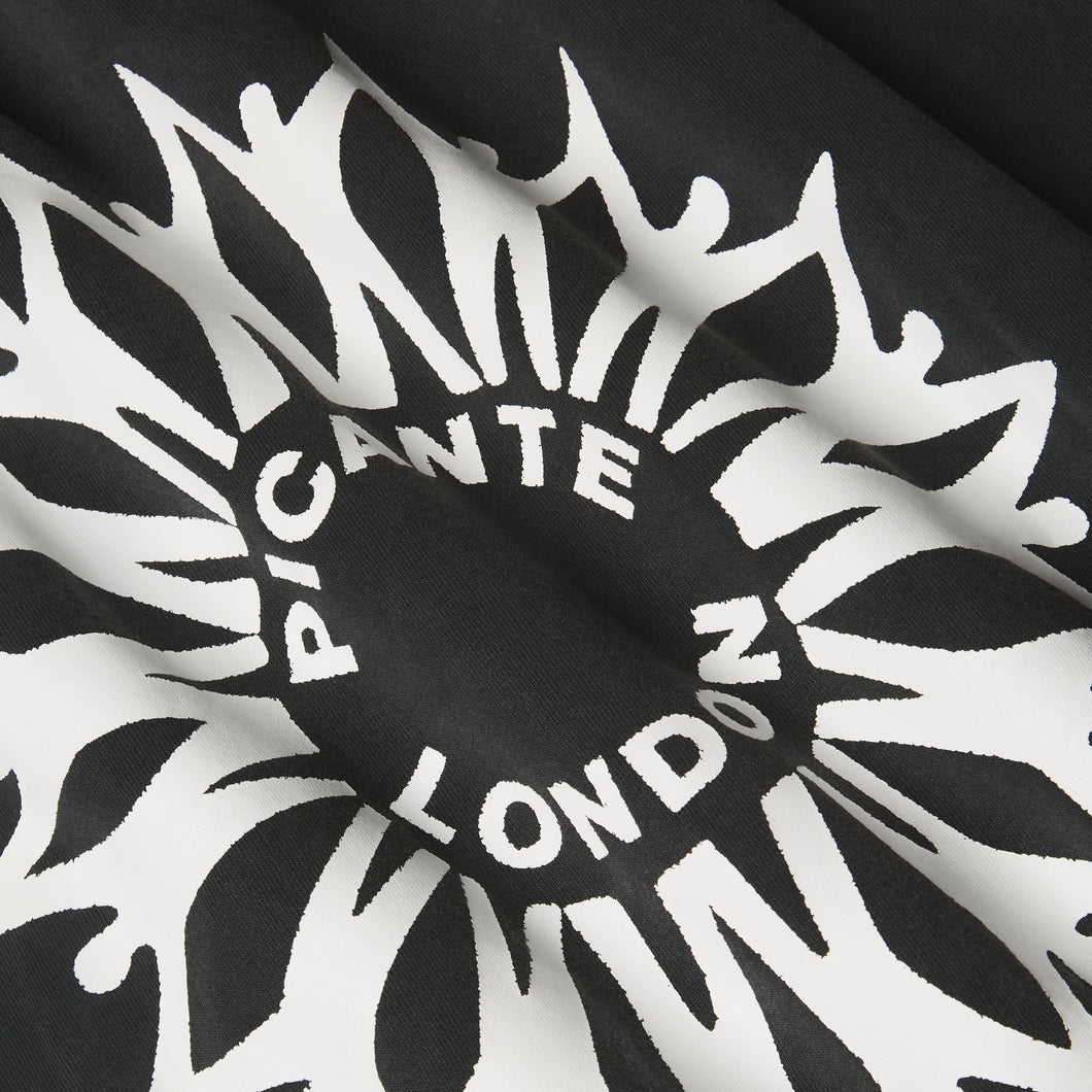 SOLAR T-SHIRT VINTAGE BLACK – PICANTE
