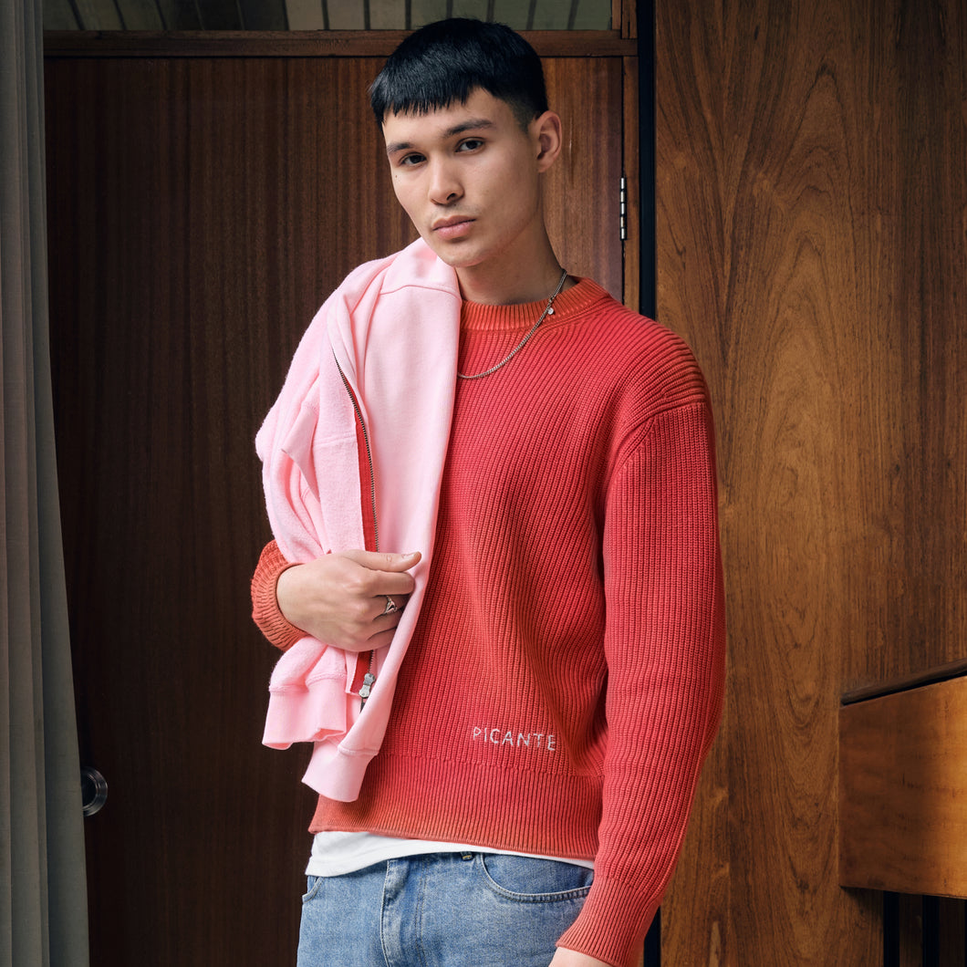 Ribbed sweater top deals