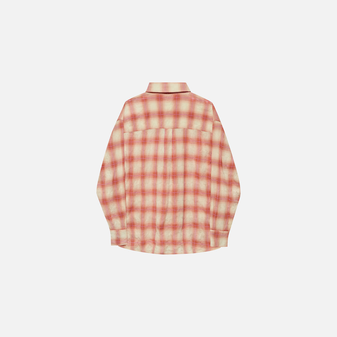 ROCCO SHIRT THREADLIGHT CRINKLE CHECK