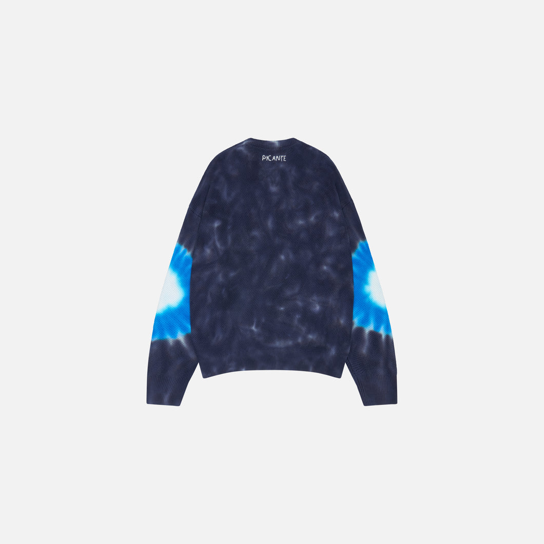 ECLIPSE TIE DYE KNIT SWEATER
