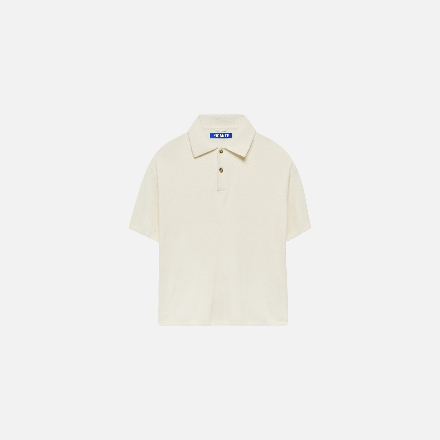 BOUCLE SHORTSLEEVE POLO SHIRT