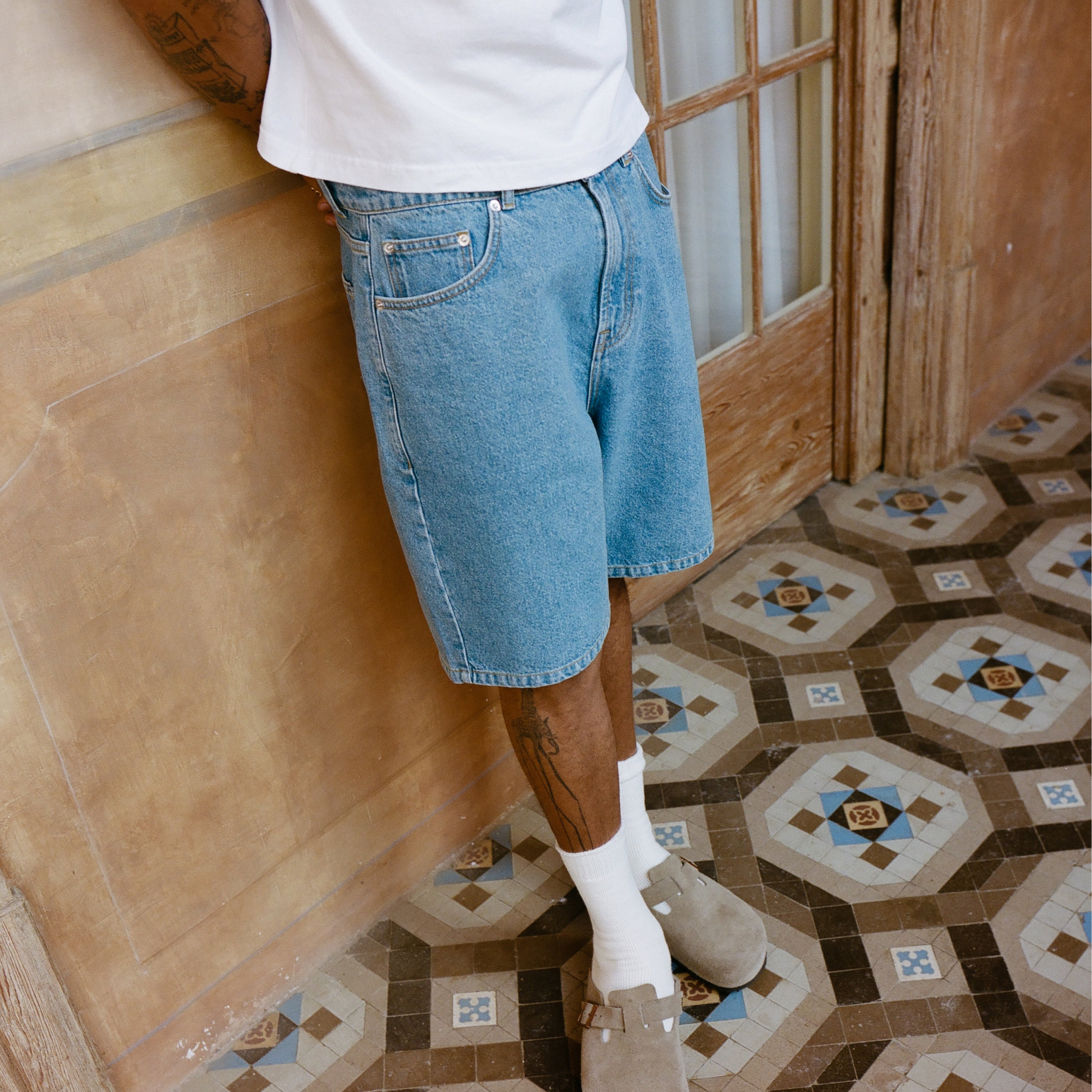 Denim Deck Shorts V305 Blue Jobs Wash – PICANTE