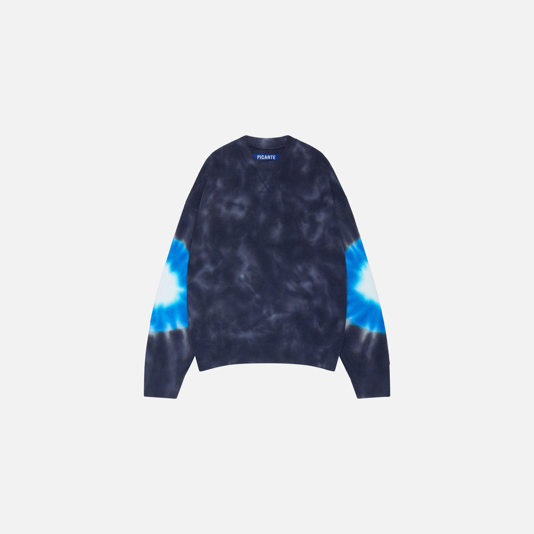 ECLIPSE TIE DYE KNIT SWEATER
