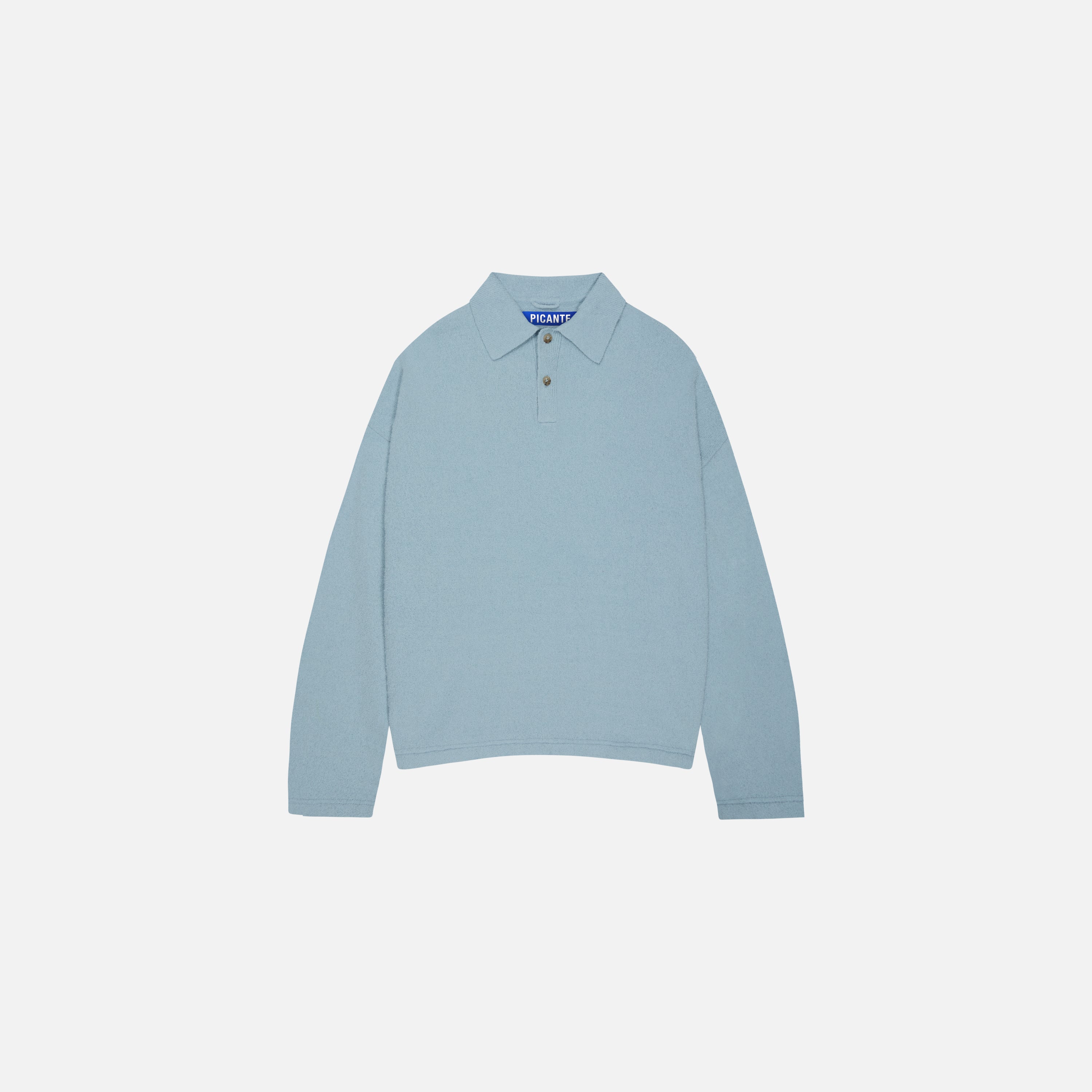 Boucle Longsleeve Polo Shirt