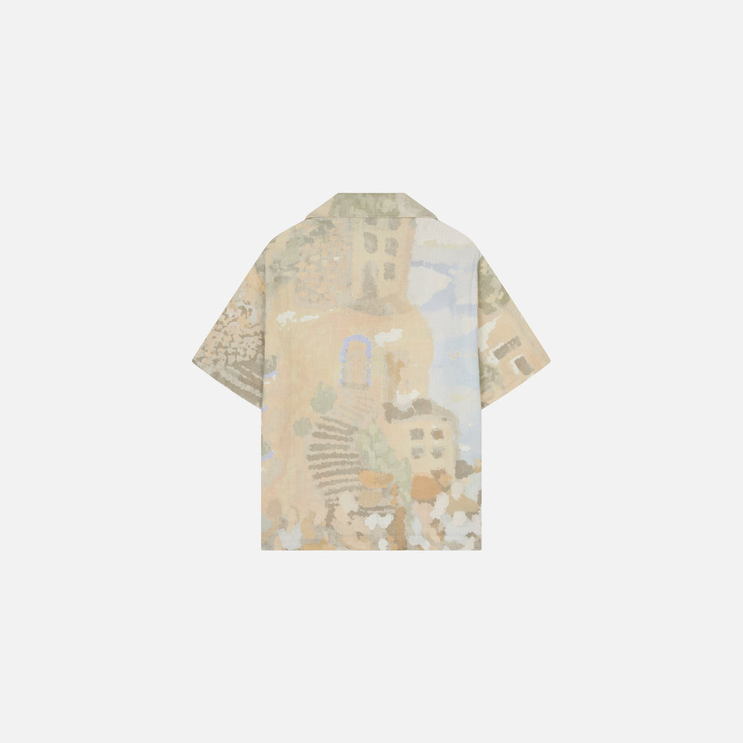 DALT VILA TIE-DYE LINEN SHIRT