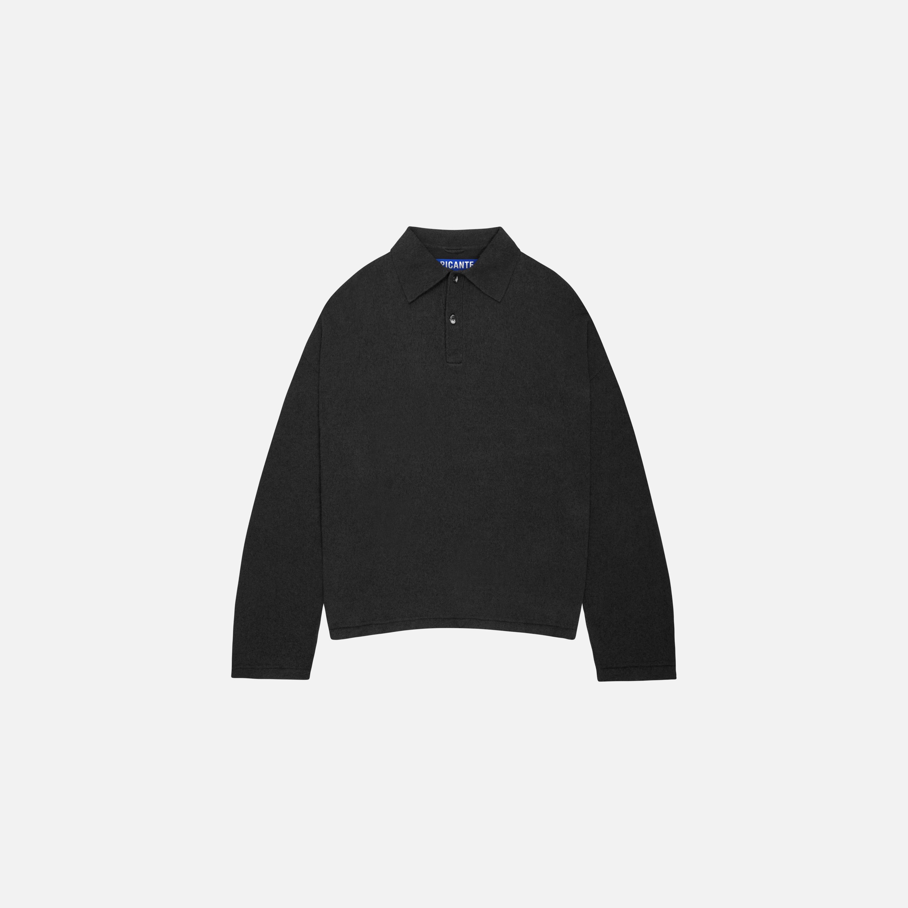 Boucle Longsleeve Polo Shirt