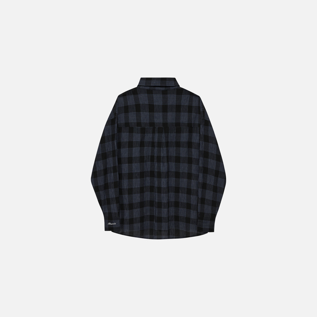 ROCCO SHIRT CRINKLE CHECK