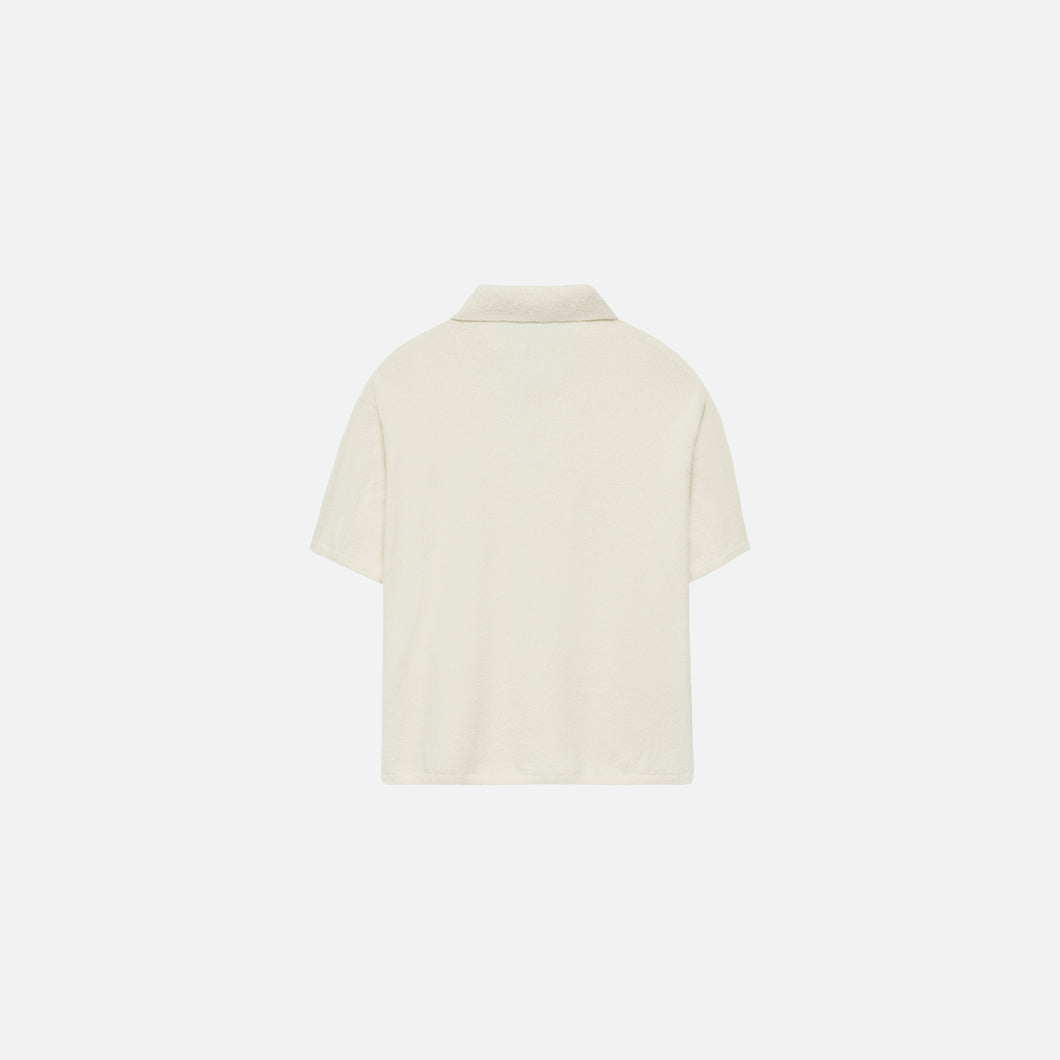 BOUCLE SHORTSLEEVE POLO SHIRT